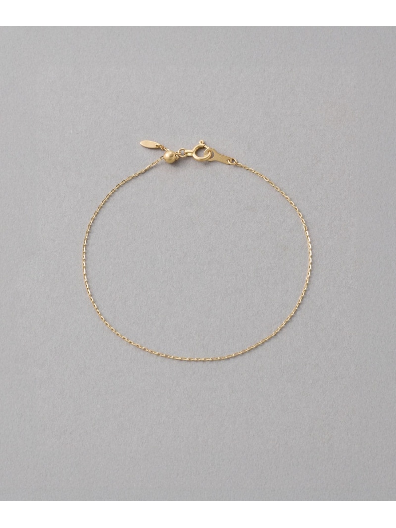 楽天市場】K10YG スクリューチェーン ブレスレット ete エテ