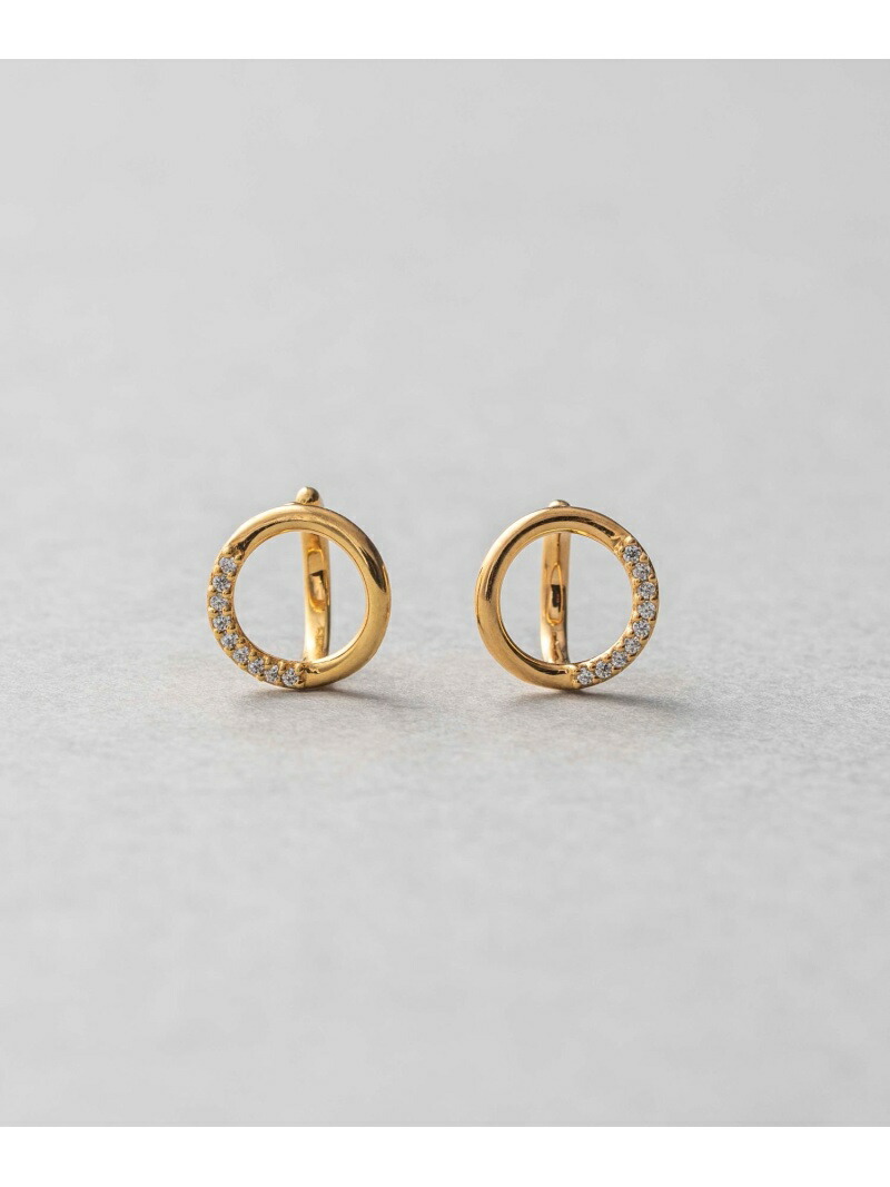 サークル ビジュー イヤリング ete エテ アクセサリー・腕時計 イヤリング・イヤーカフ イエロー【送料無料】[ Fashion]｜ete