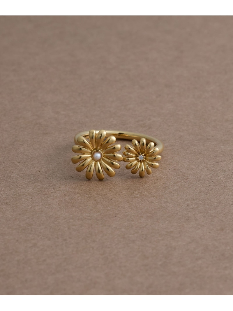 アンアン　　ete リング 指環 ete x anan ／エテ x アンアン K10 ダイヤモンド 0.008ct