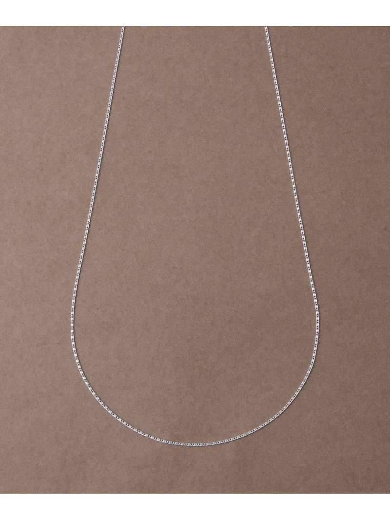 カーブチェーン ロング ネックレス ete bijoux エテ アクセサリー・腕時計 ネックレス シルバー【送料無料】[ Fashion]
