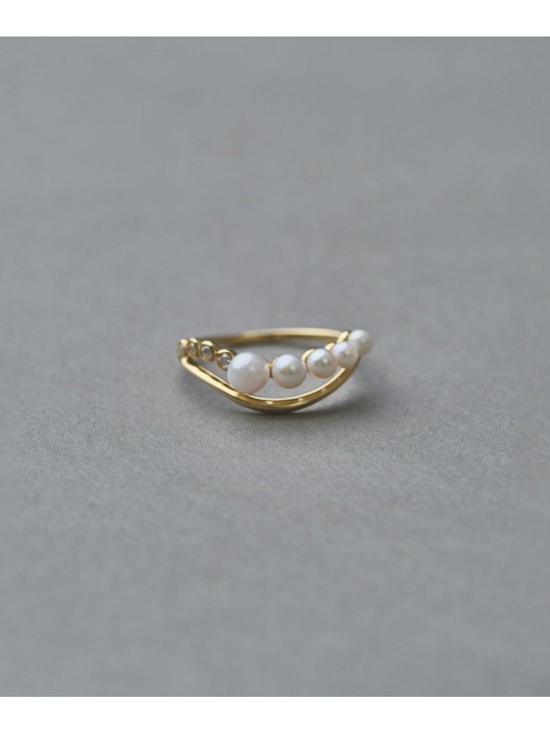 エテ ete パールリング SV925ゴールドメッキ 15号 エテ ete パールリング SV925ゴールドメッキ 15号