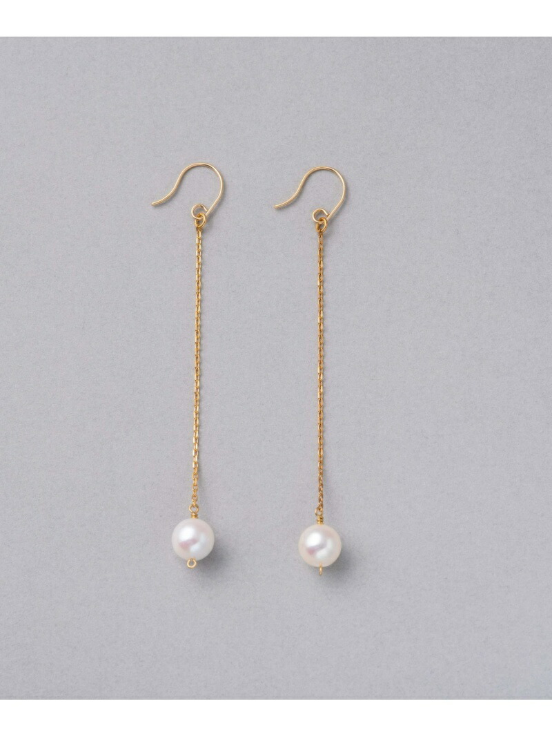 パール ロングチェーン ピアス ete エテ アクセサリー ピアス イエロー【送料無料】[Rakuten Fashion] | ete