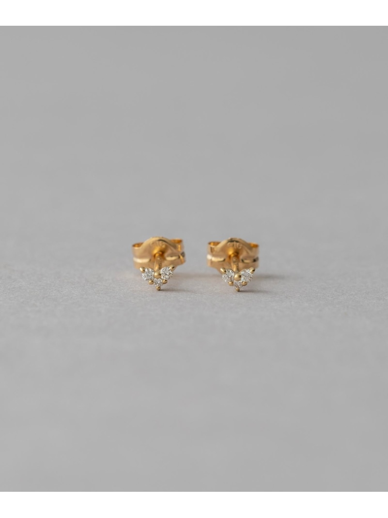 ete　ブライトピアス　K18 ダイヤモンド ete ピアス K18 ダイヤモンド 0.1ct ピアス「ブライト