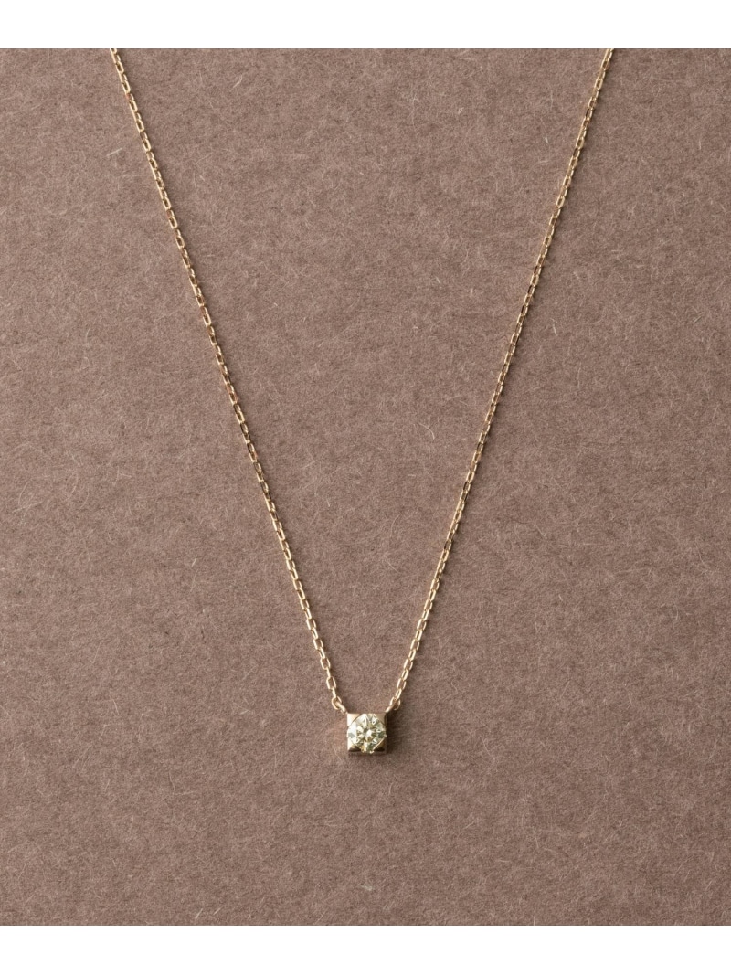 [トーン] K18RBG ダイヤモンド ネックレス ファビュラス ete bijoux エテ アクセサリー・腕時計 ネックレス ブラウン【送料無料】[ Fashion]