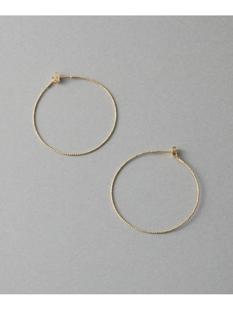 楽天市場】[フロート] K10YG ワイヤー フープピアス ete エテ