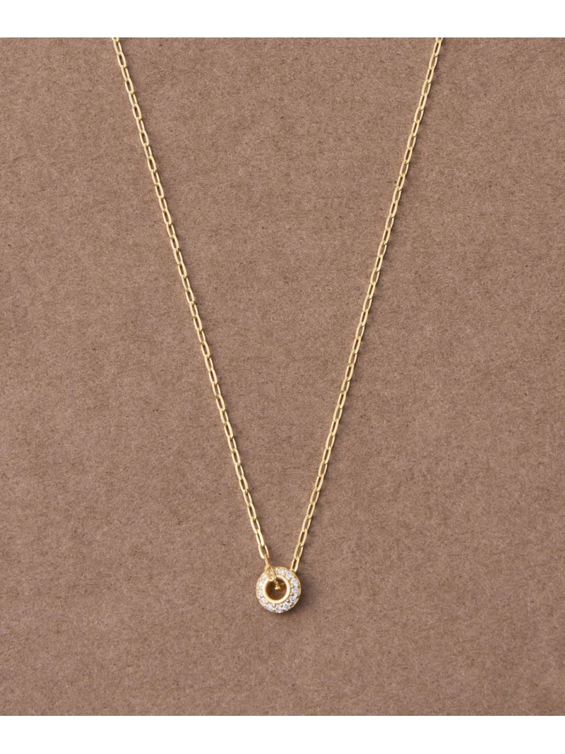 [ヌーヴ] K18YG ダイヤモンド ネックレス /Halo ete bijoux エテ アクセサリー・腕時計 ネックレス ゴールド【送料無料】[ Fashion]｜ete