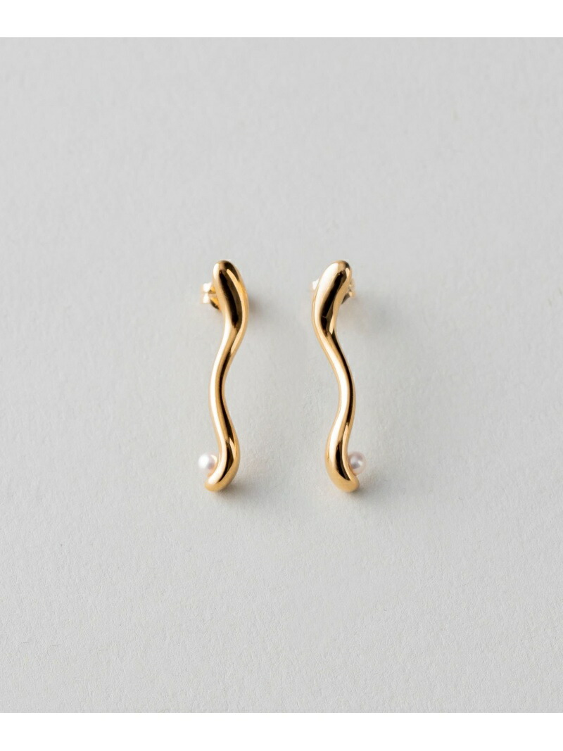 楽天市場】K10YG パール サークル ピアス ete エテ アクセサリー