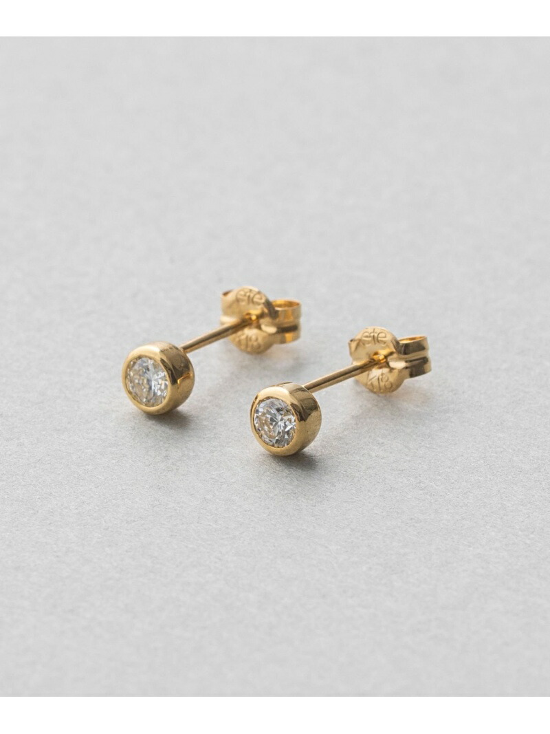 ete K18YG プチ ピアス イエローゴールド 楽天市場】K18YG プチ ピアス ete エテ アクセサリー・腕時計