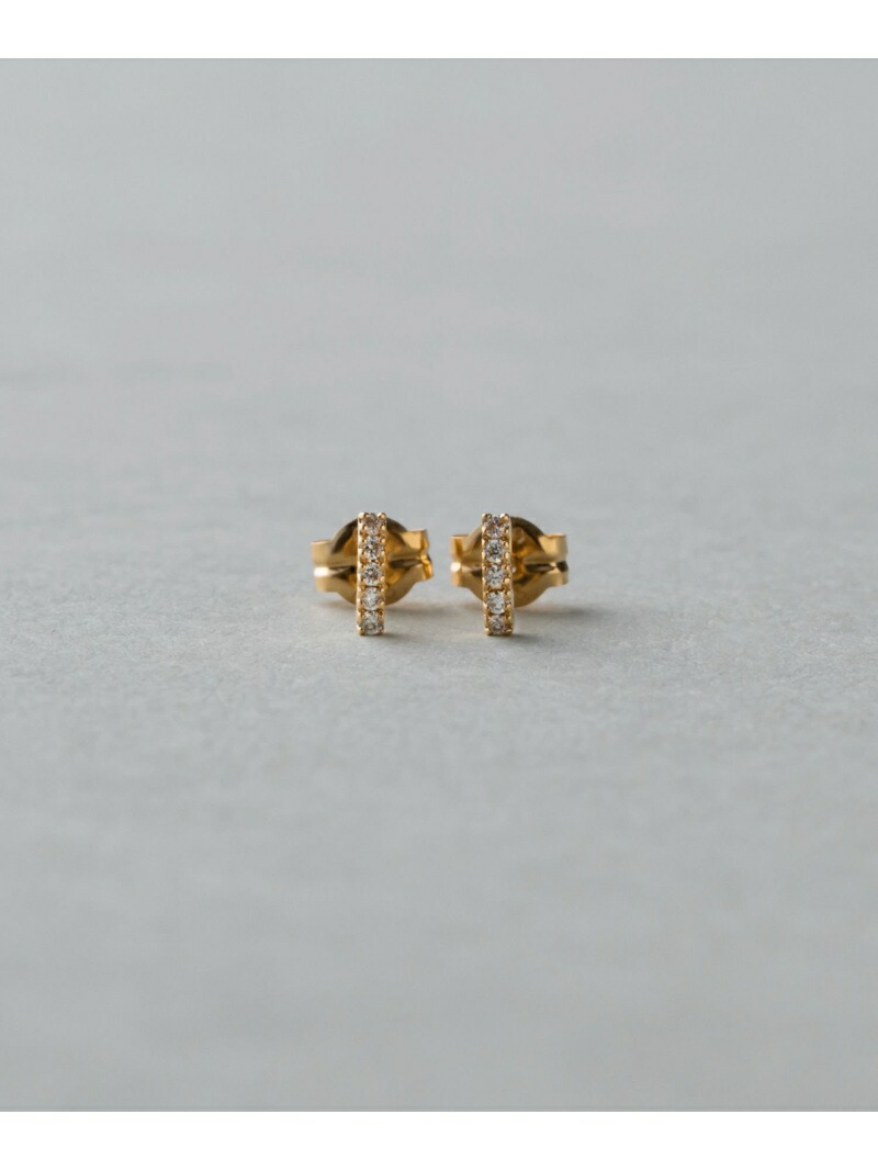 ete K18YG クレール トライアングルカット ピアス K18YG クレール トライアングルカット ピアス（270813