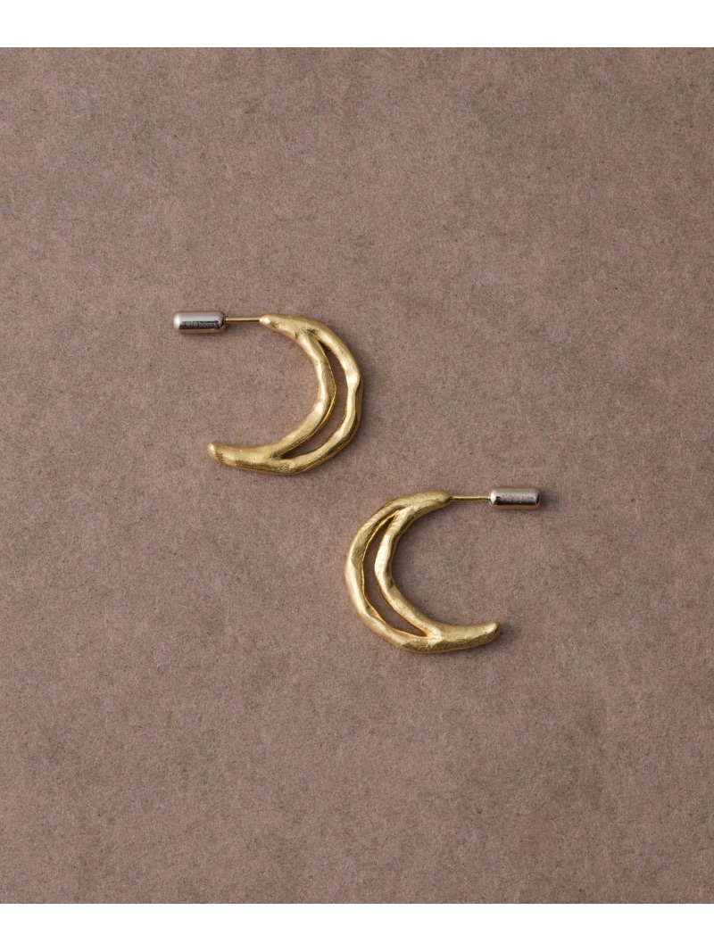 [ライフイズアジャーニー] ムーン ピアス ete bijoux エテ アクセサリー・腕時計 ピアス ゴールド【送料無料】[ Fashion]｜ete