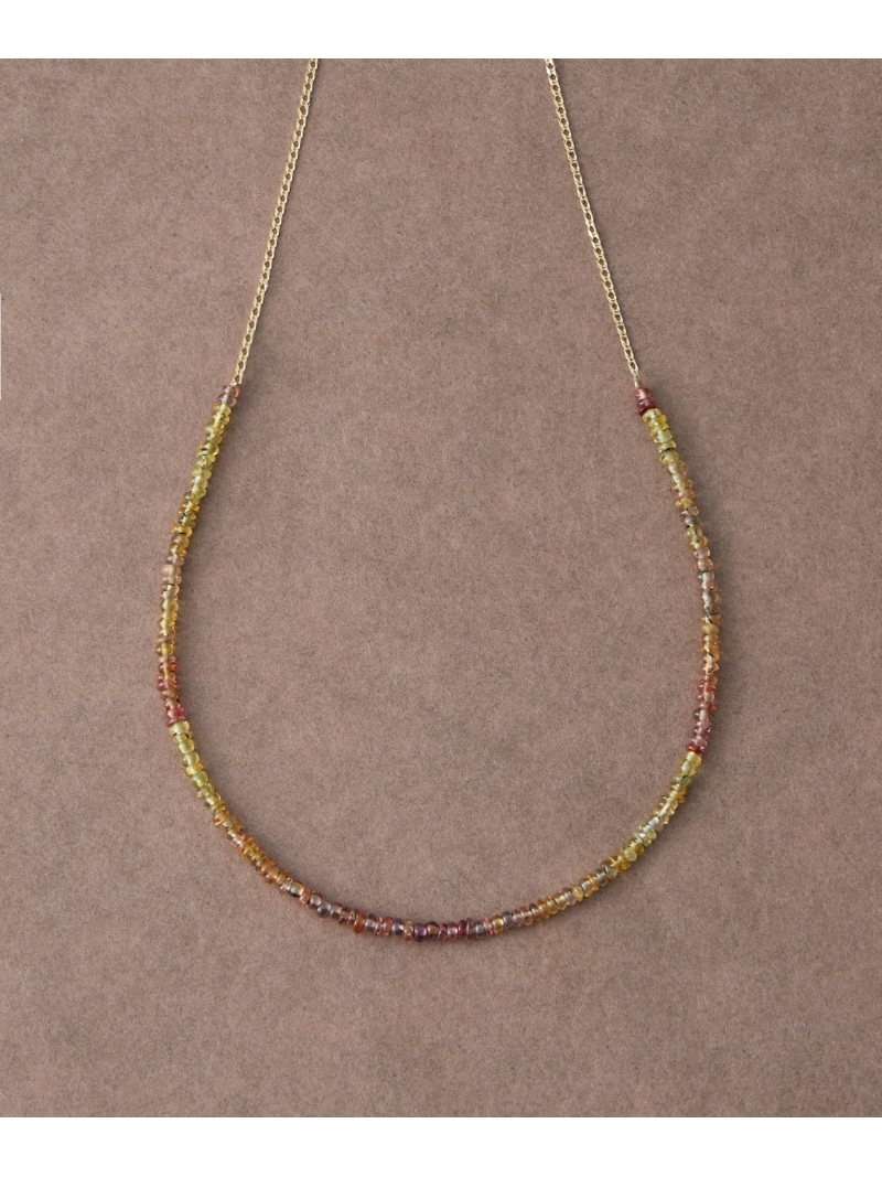 [インナージャーニー] K10YG マルチサファイア ネックレス ete bijoux エテ アクセサリー・腕時計 ネックレス ゴールド【送料無料】[ Fashion]