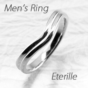 【P10倍 500円OFFクーポン】メンズ リング 指輪 地金 V字 Vライン マリッジリング 結婚指輪 ゴールド 18k k18 18金 母の日