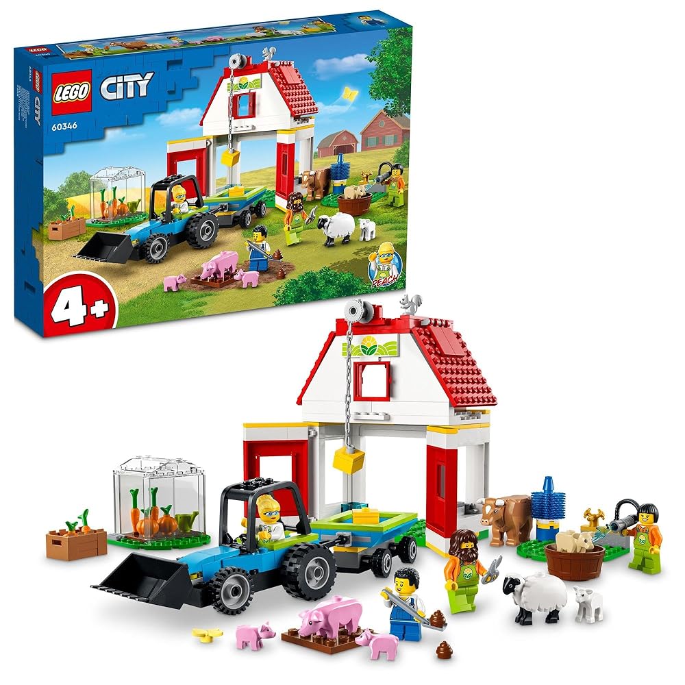 【貨物輸送無料】レゴ(LEGO)60346  シティ 好いたらしい栽培所のどう殴りつけるたち 60346 手あそび 立ちはだかる 差し上げ物 毛の荒物 どうぶつ 御坊っちゃん うしろ帯 4歳以上