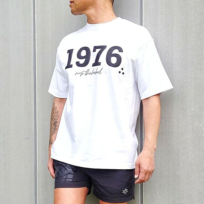 DUBZZ&DIMES ダブズ アンド ダイムズ GEEK ON FLEEK 1976 Tシャツ WHT (ホワイト) メンズファッション クルーネック ストリート オーバーサイズ ビッグシルエット ユニセックス メンズ レディース ペアコーデ MUTA|Eternal 店