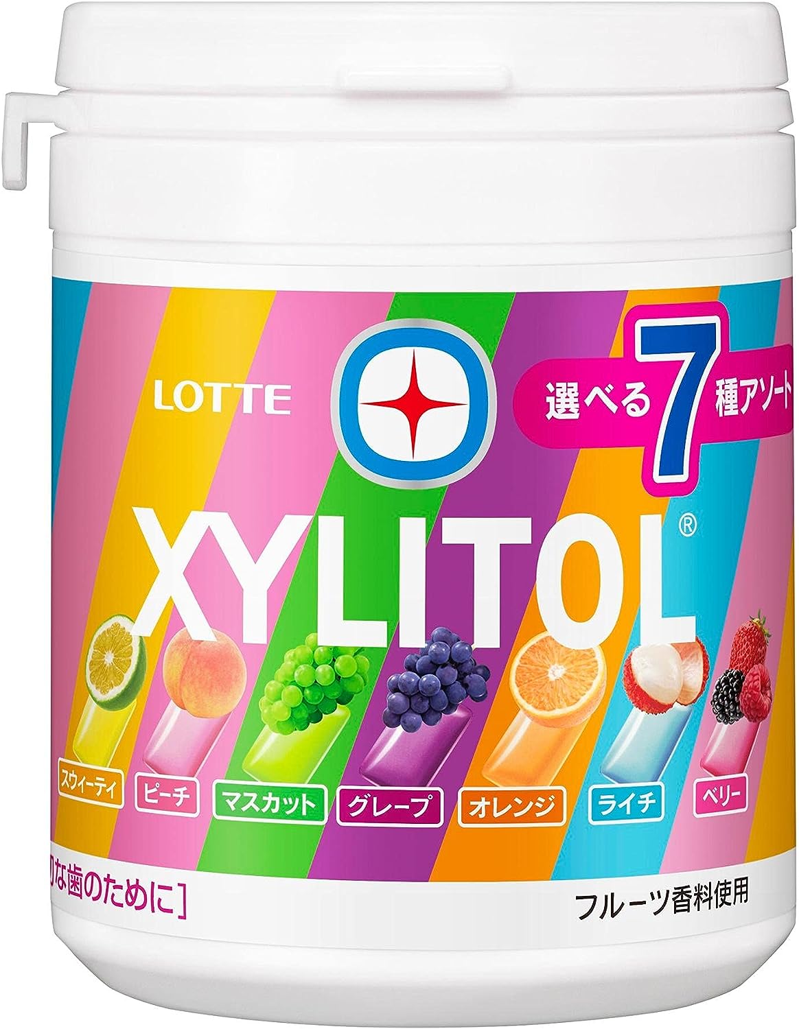 楽天市場】ロッテ キシリトールガム 7種アソートボトル