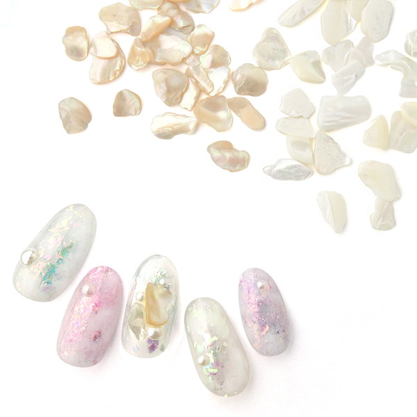 ジェルネイル クリーミーシェル シェルフレーク 2