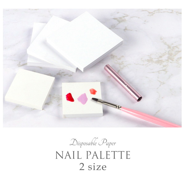 楽天市場 ジェルネイル 使い捨て ネイルペーパーパレット ミキシングパレット 約50枚 2 Eternalwind