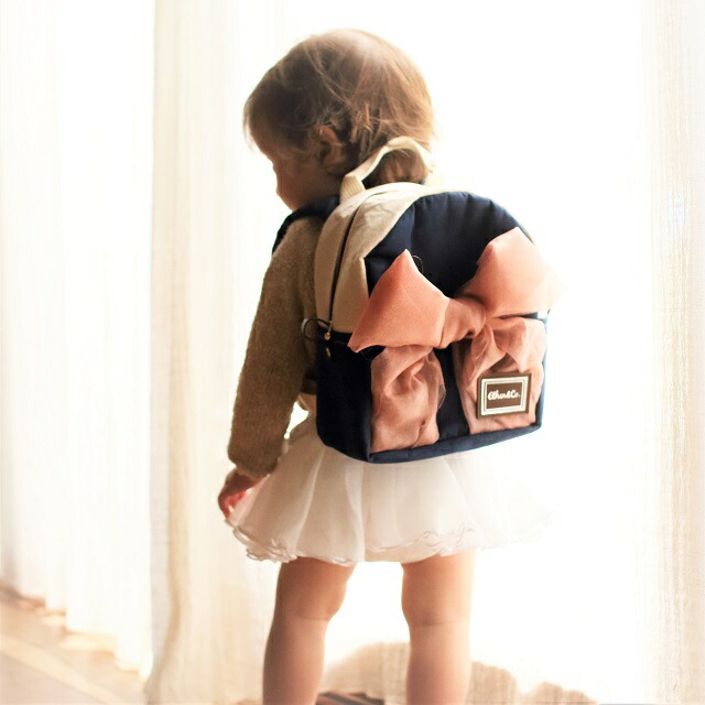 楽天市場 ファーストバースデー準備に 名入れ可 ベビーリュック Lena リーナ 刺繍 ハンドメイド シフォン リボン イーサンアンドコー 出産祝い 赤ちゃん 女の子 キッズ お誕生祝い 1歳 2歳 3歳 イーサンアンドコー楽天市場店