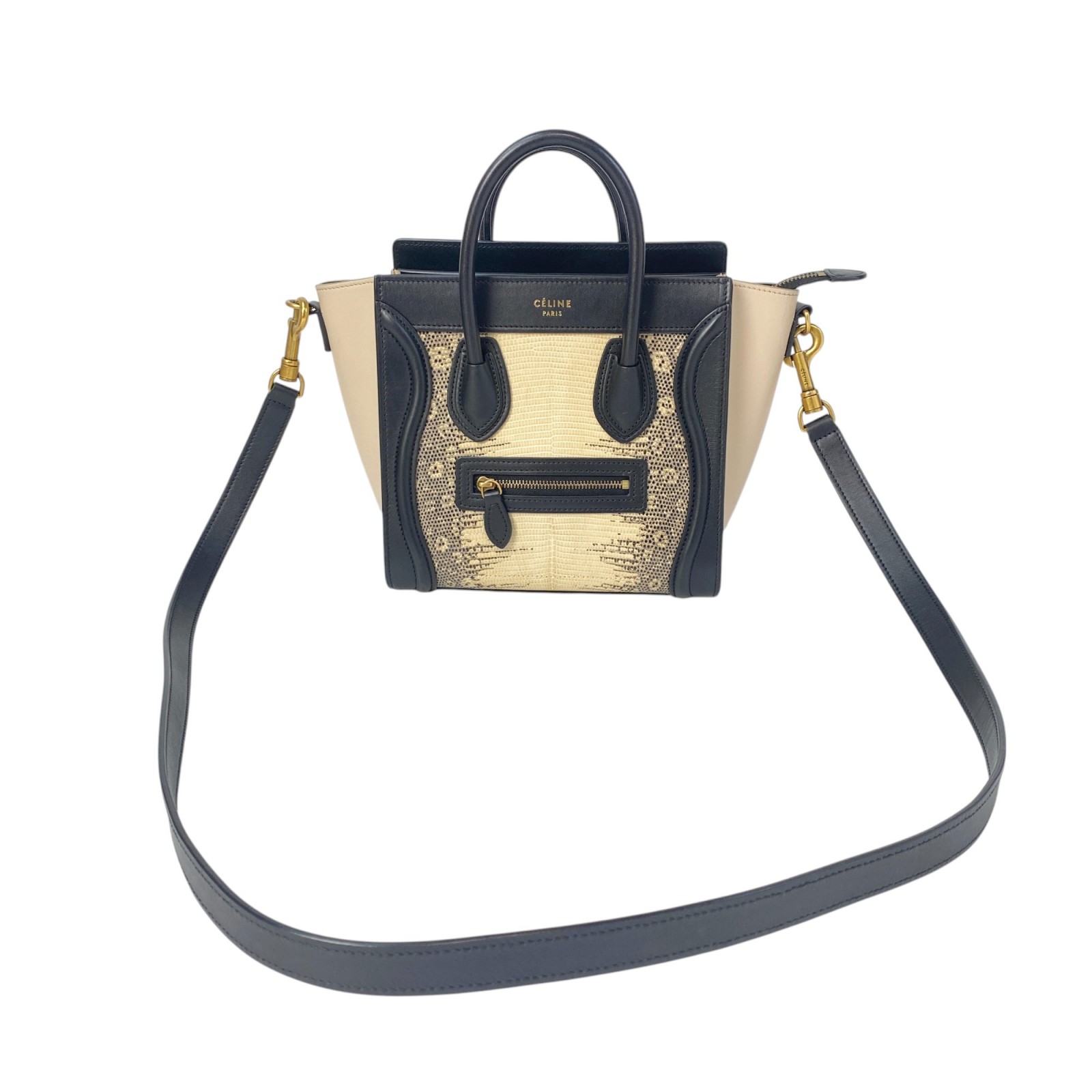 楽天市場】美品 セリーヌ CELINE ラゲージ ナノショッパー