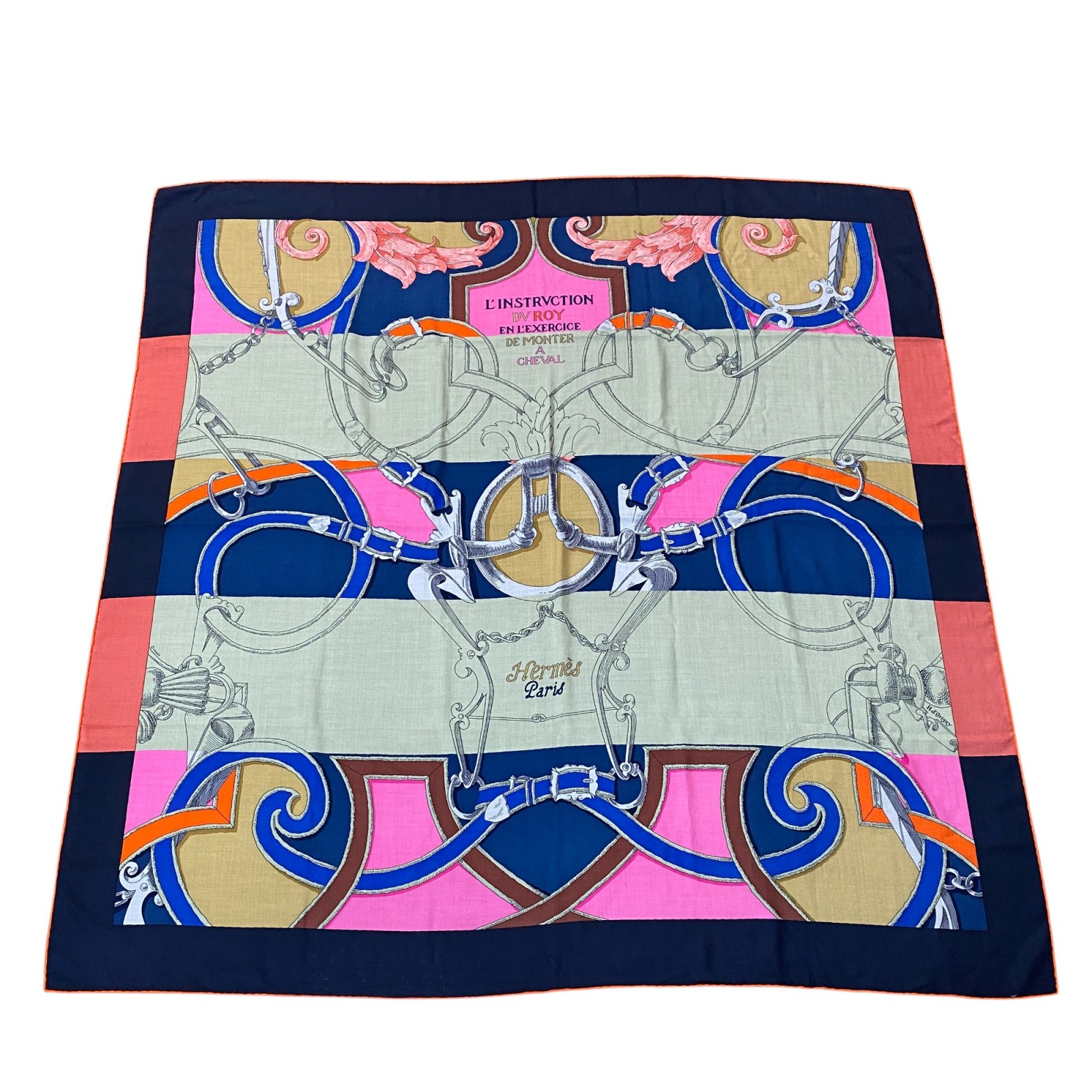 ★美品 HERMES スカーフ カレ90 帝王学 バヤデール 新品同様 エルメス カレ90 帝王学 バヤデール スカーフ 2021SS