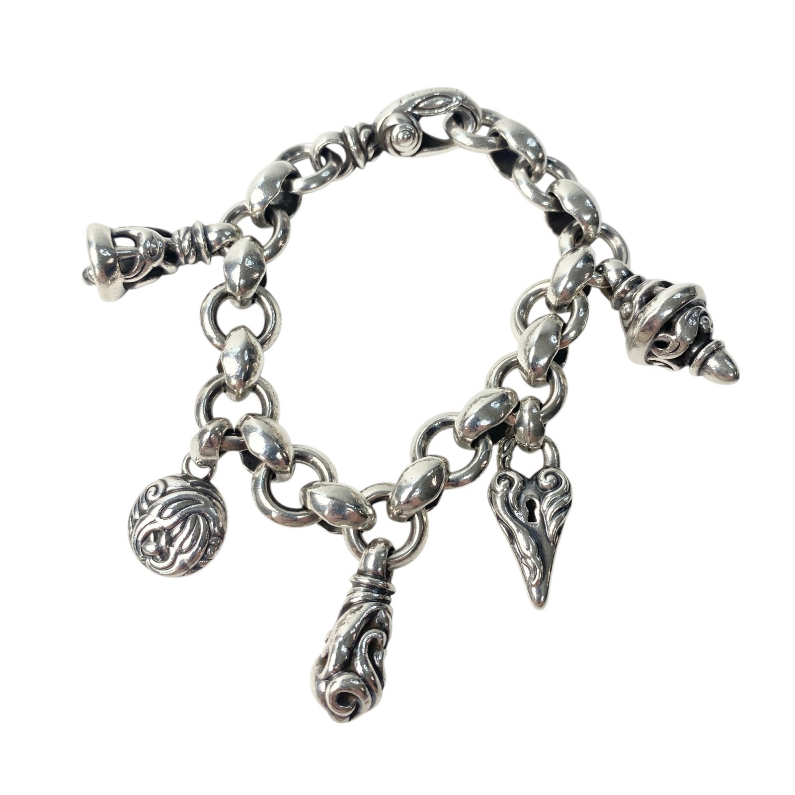 シルバーブレスレット　レナードカムホートLeonard Kamhout LEONARD KAMHOUT レナードカムホート Silk Link Bracelet シルク