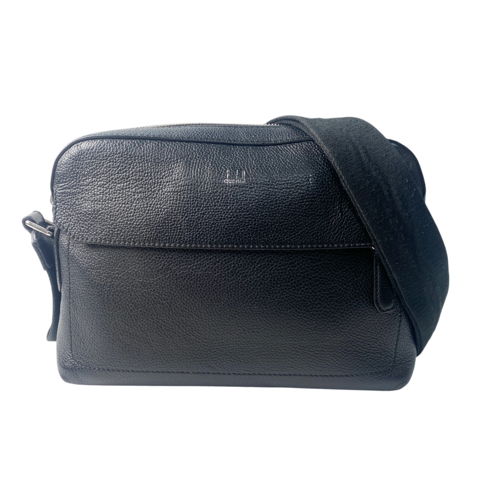 美品✨dunhill ショルダーバッグ PVC×レザー 総柄 ゴールド金具 美品✨dunhill ショルダーバッグ PVC×レザー 総柄 ゴールド金具