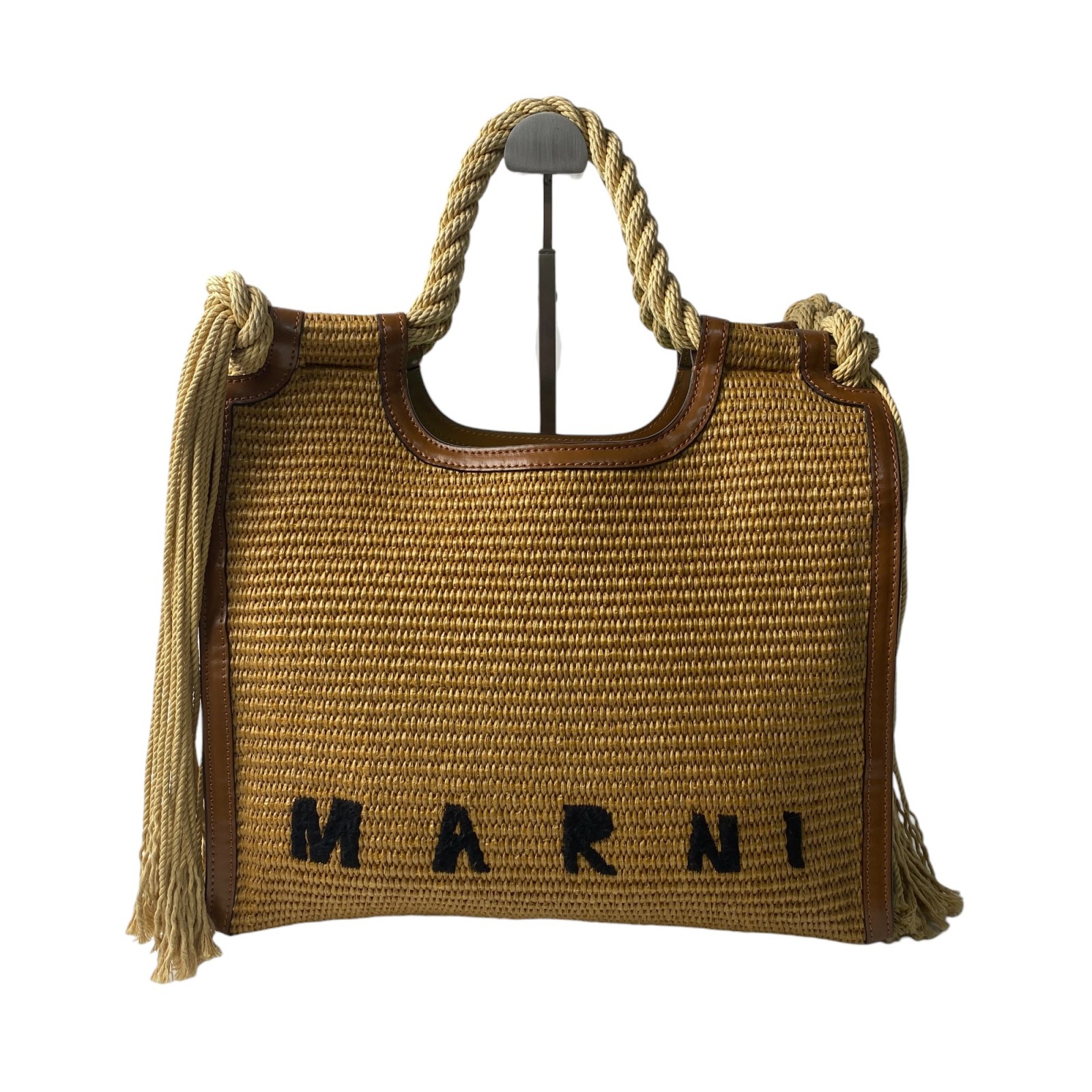 【りくる様】MARNI Marcel ロープ トート ハンドバッグ かごバッグ MARNI（マルニ）の「MARNI ロープハンドル付きMARCELサマー