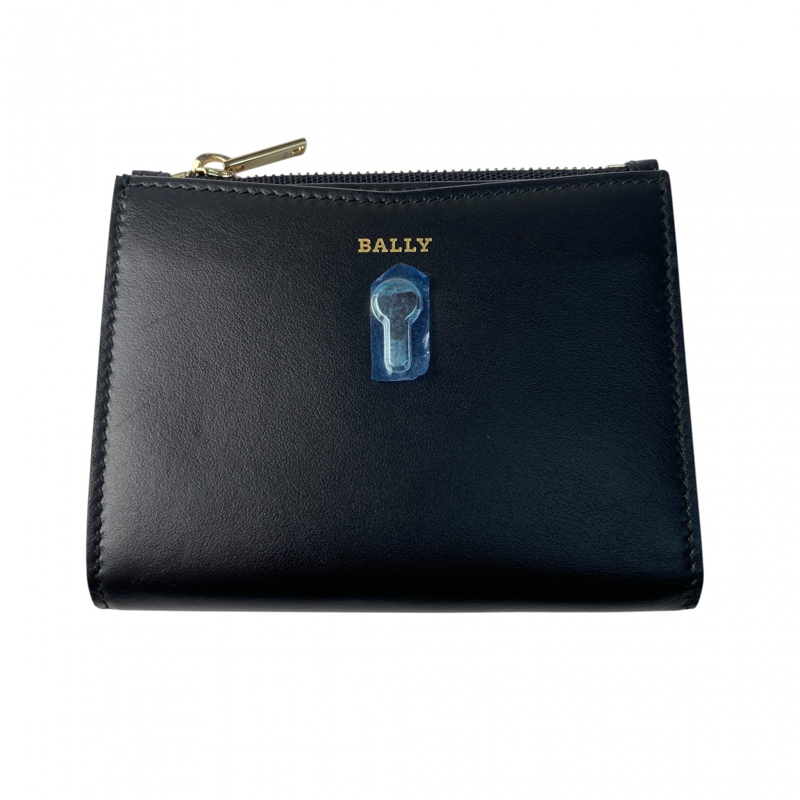 現行・極美品✨ BALLY バリー 折り財布 コンパクトウォレット レザー Bally - BALLY バリー グレージュ系 ニュアンスカラー 二つ折り