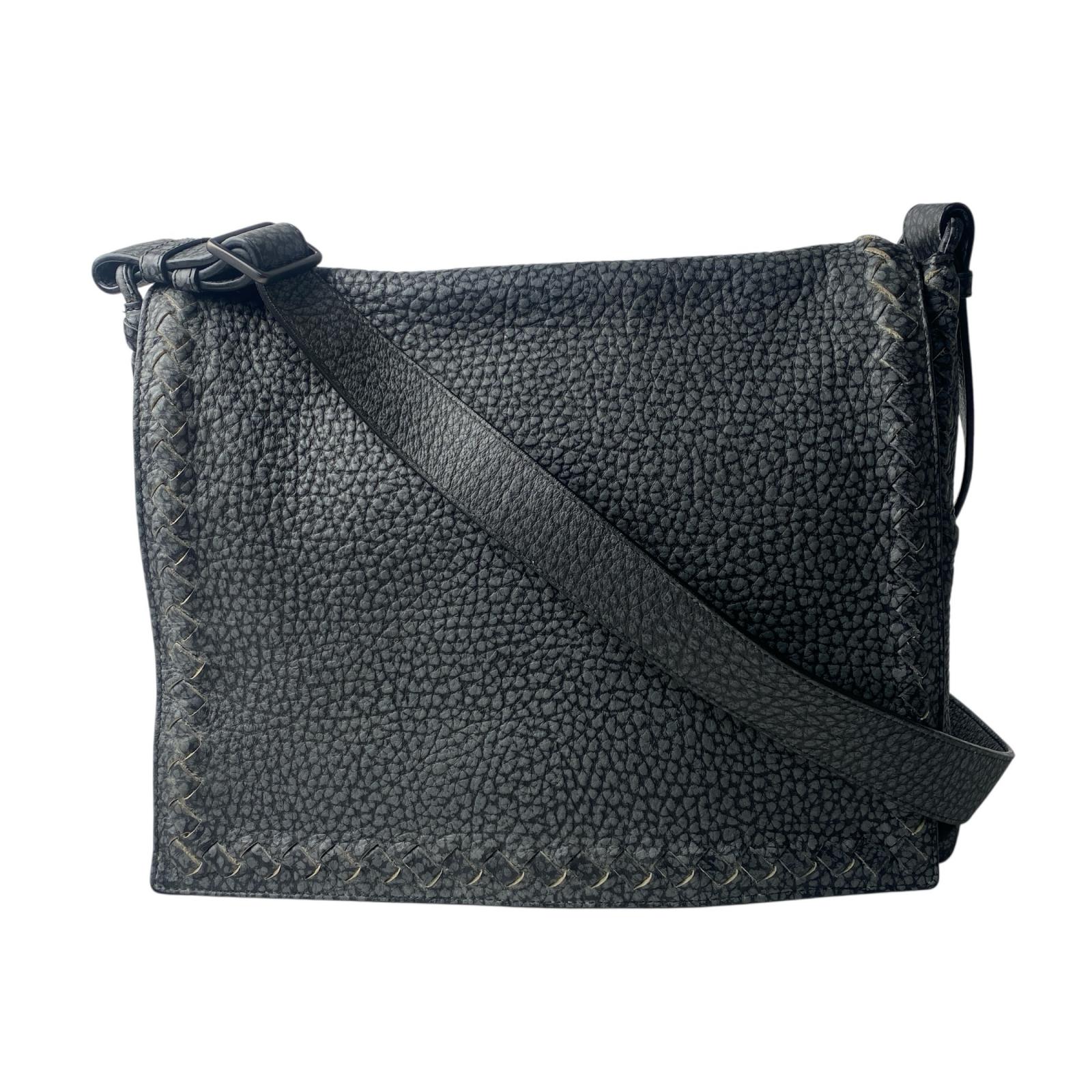 BOTTEGA VENETA メッセンジャーバッグ ショルダーバッグ イントレ 斜めがけ クロスボディ メンズ【中古】|ブランドSHOPエシカル