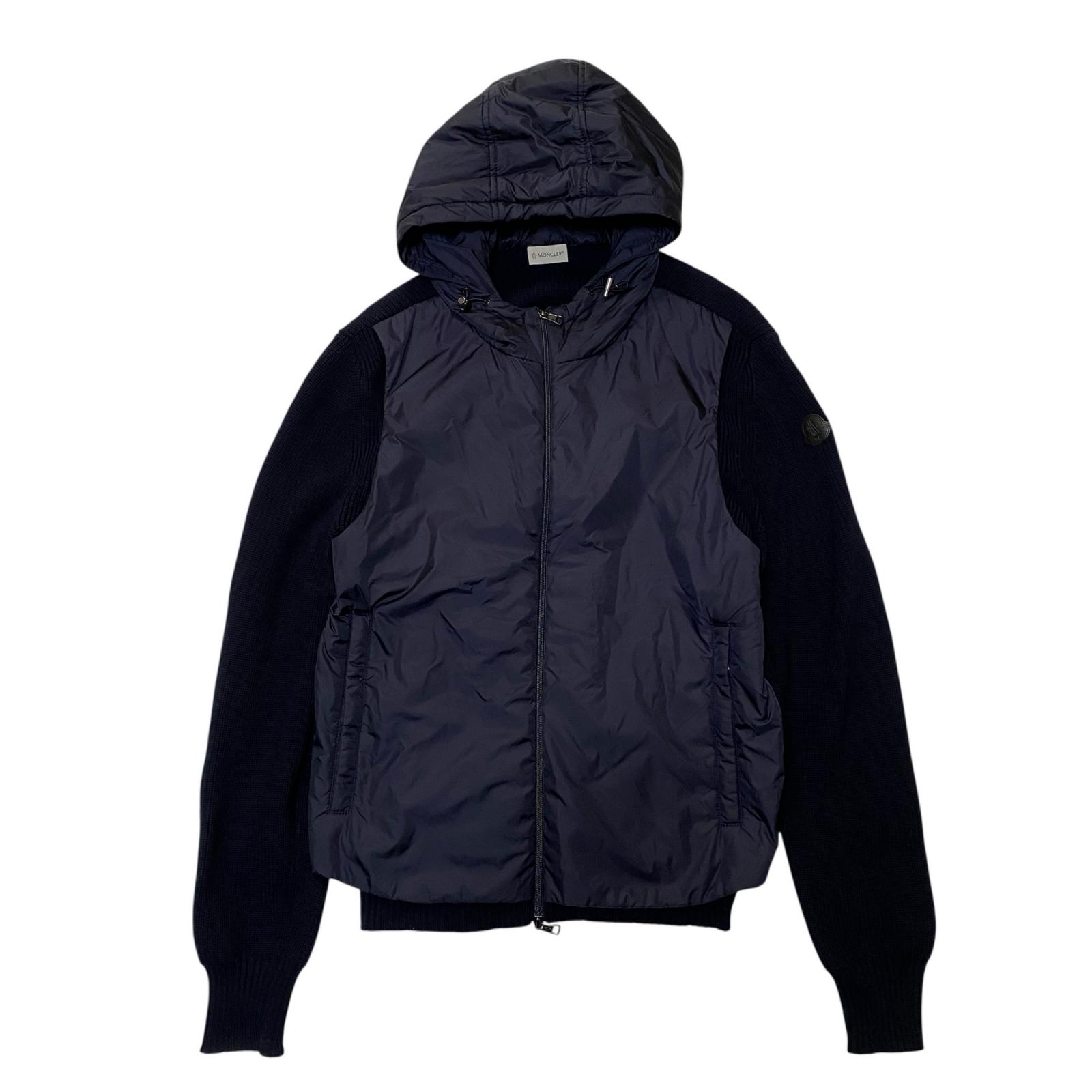 モンク線路 MONCER 編み物うつり変わり 落ちこむ上衣 XXL maglione tricot cardigan メンズ【中古】