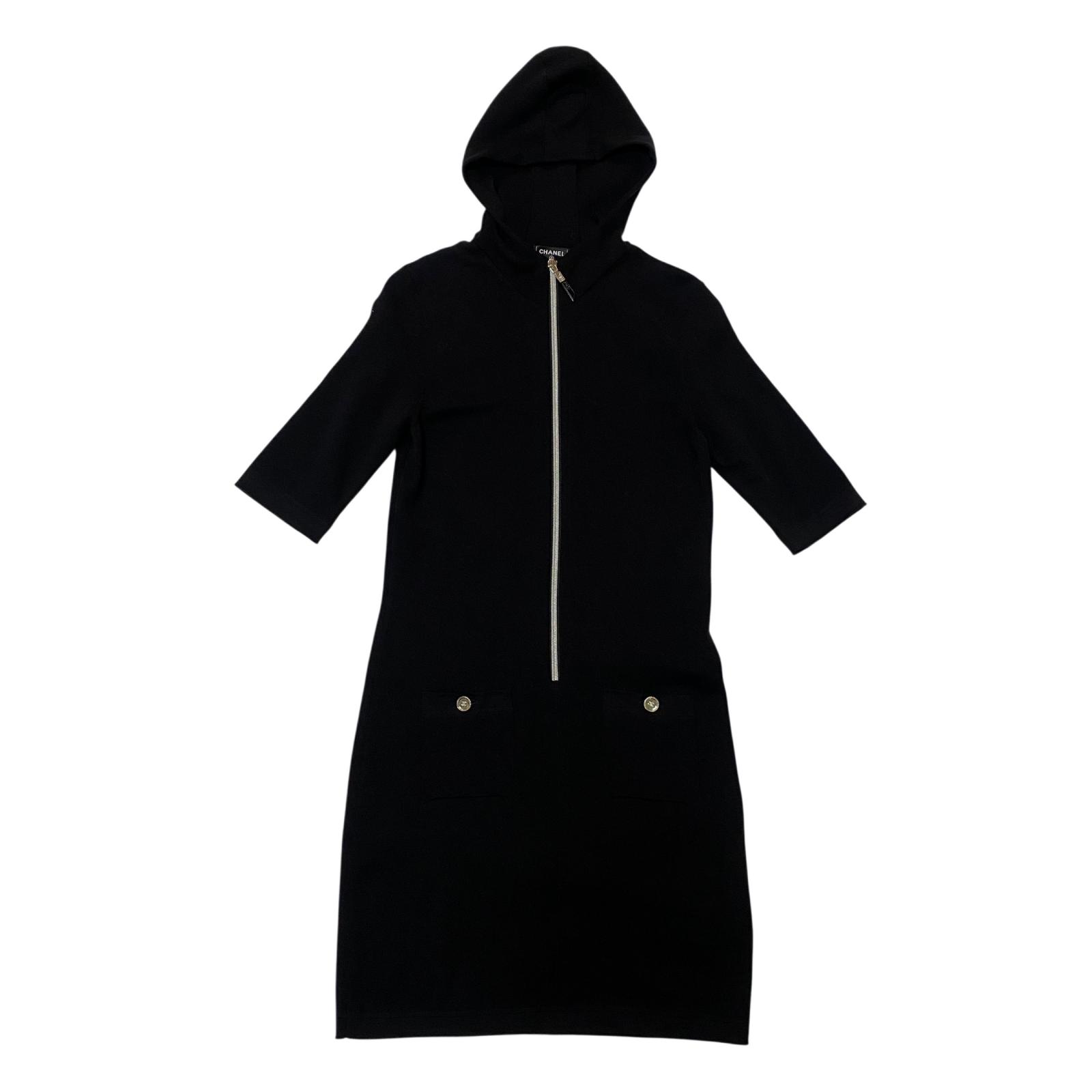 美品 シャネル CHANEL ココマークボタン ワンピース カシミヤ P78647 #36 レディース【中古】｜ブランドSHOPエシカル