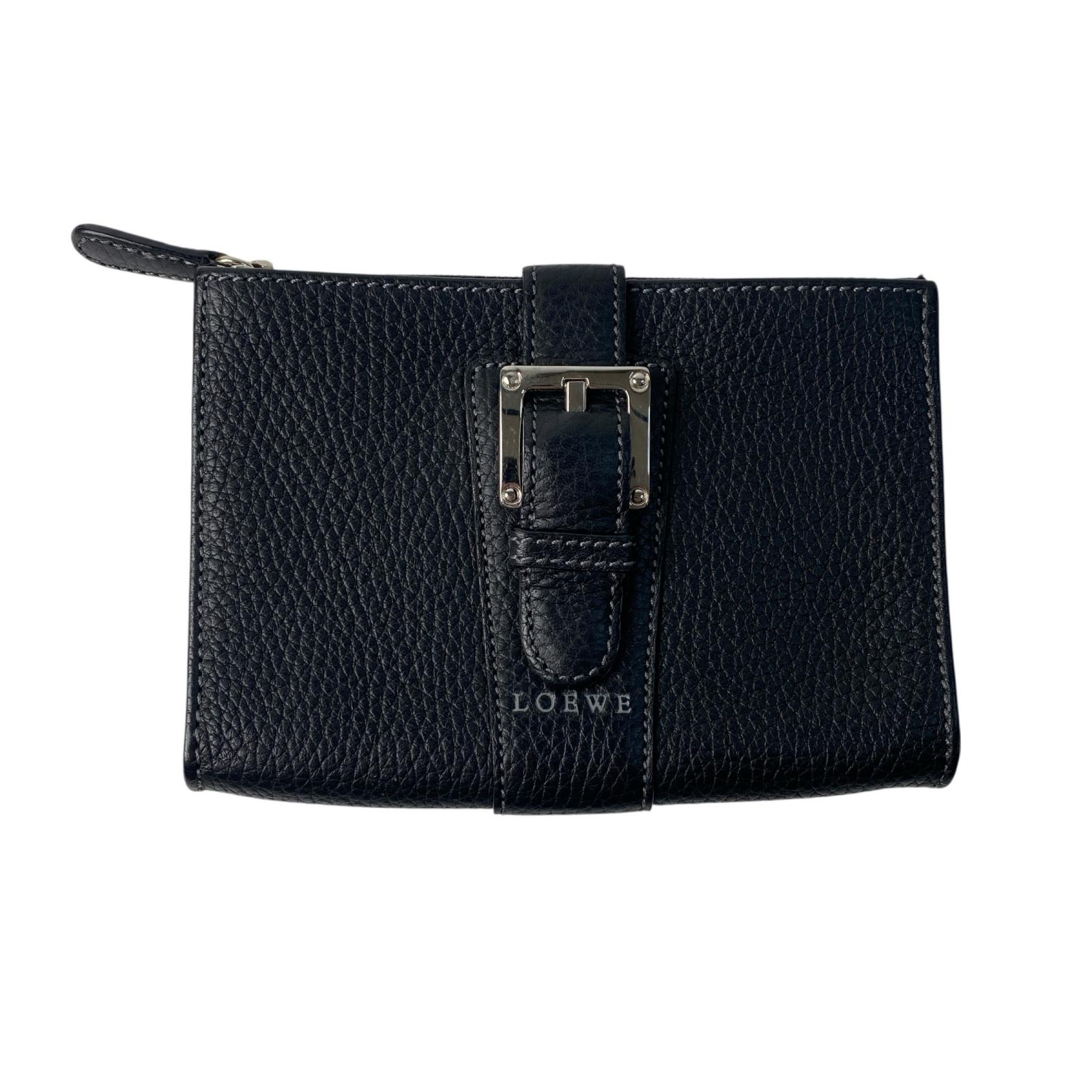 美品 ロエベ LOEWE 合切袋 コインケース付き添い人 レディース【中古】