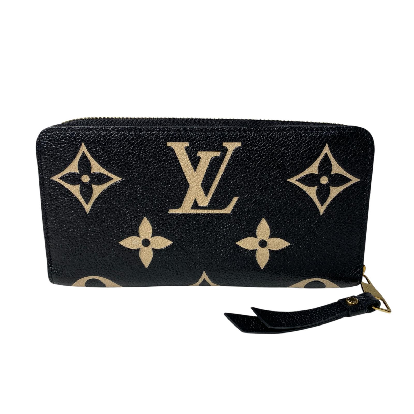 美品 ルイ ヴィトン LOUIS VUITTON モノグラム アンプラント バイカラー ジッピーウォレット M80481 IC【中古】