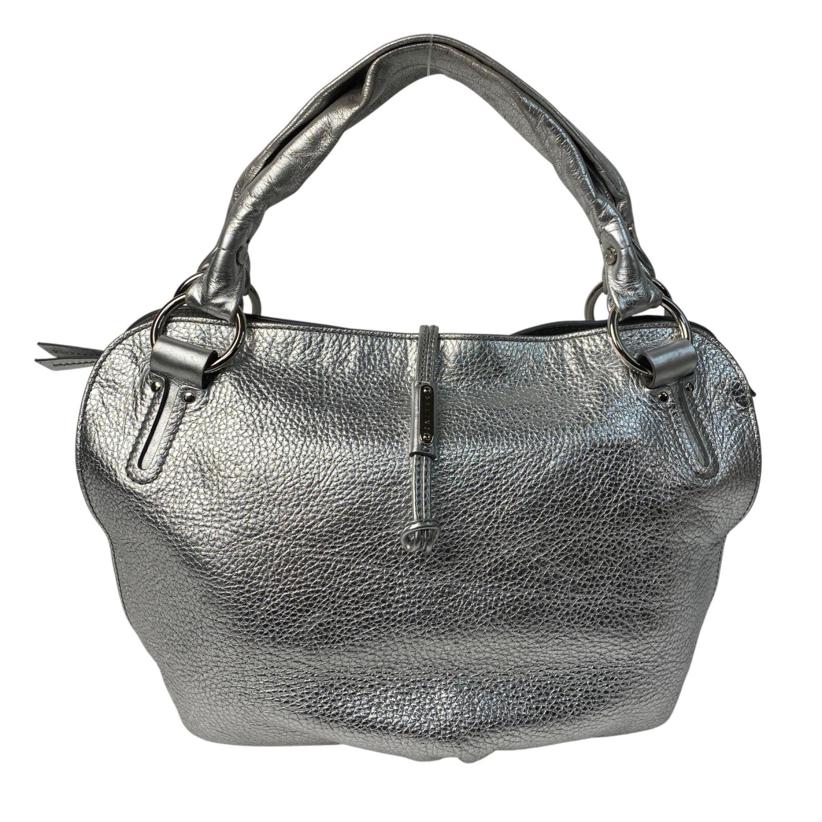 セリーヌ CELINE ビタースイートトートバッグ シルバー レディース【中古】