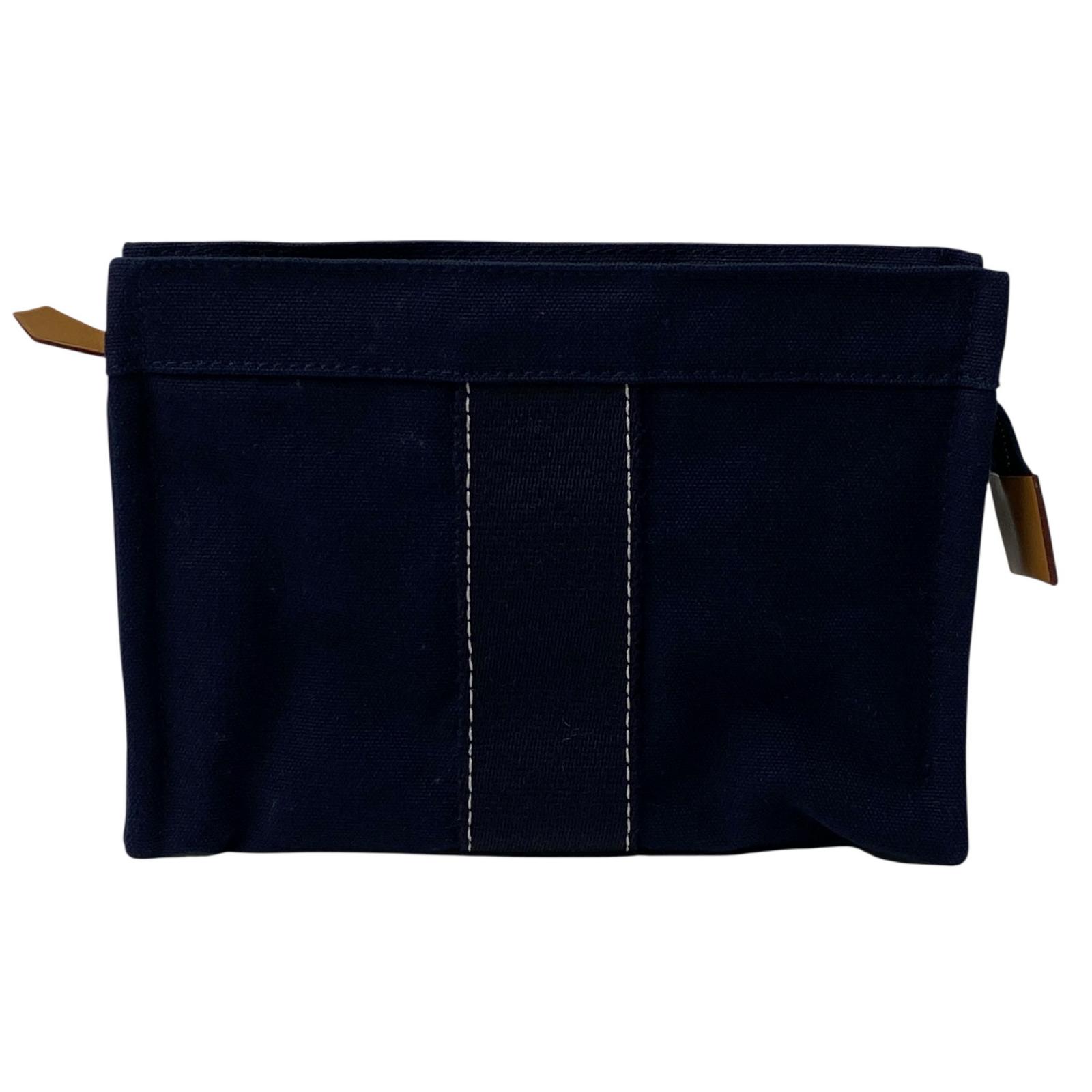 美品 エルメス HERMES ドーヴィル 合切袋 米国海軍 レディース【中古】