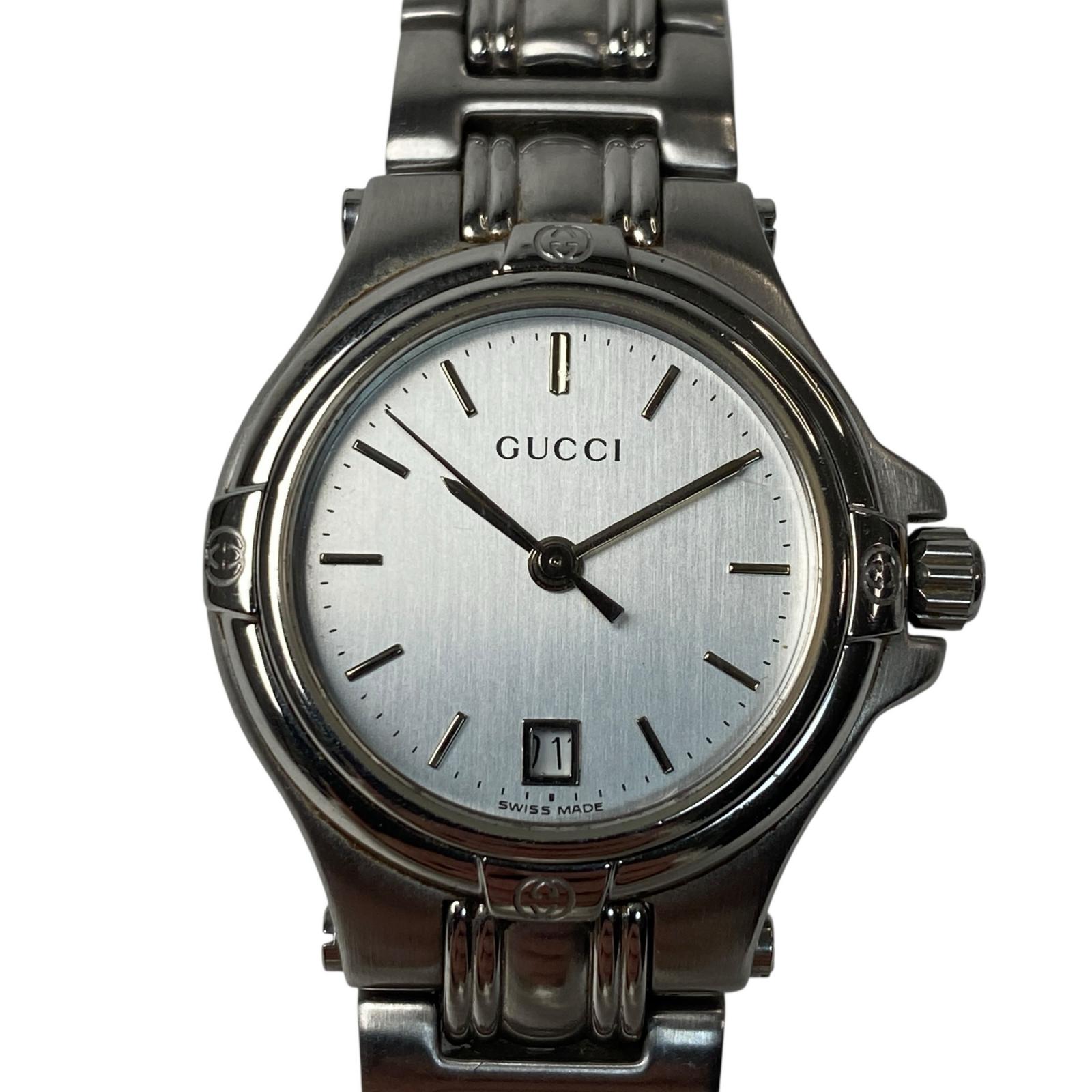 グッチ GUCCI 9040L 腕時計 SS ステンレス クォーツ レディース【中古】