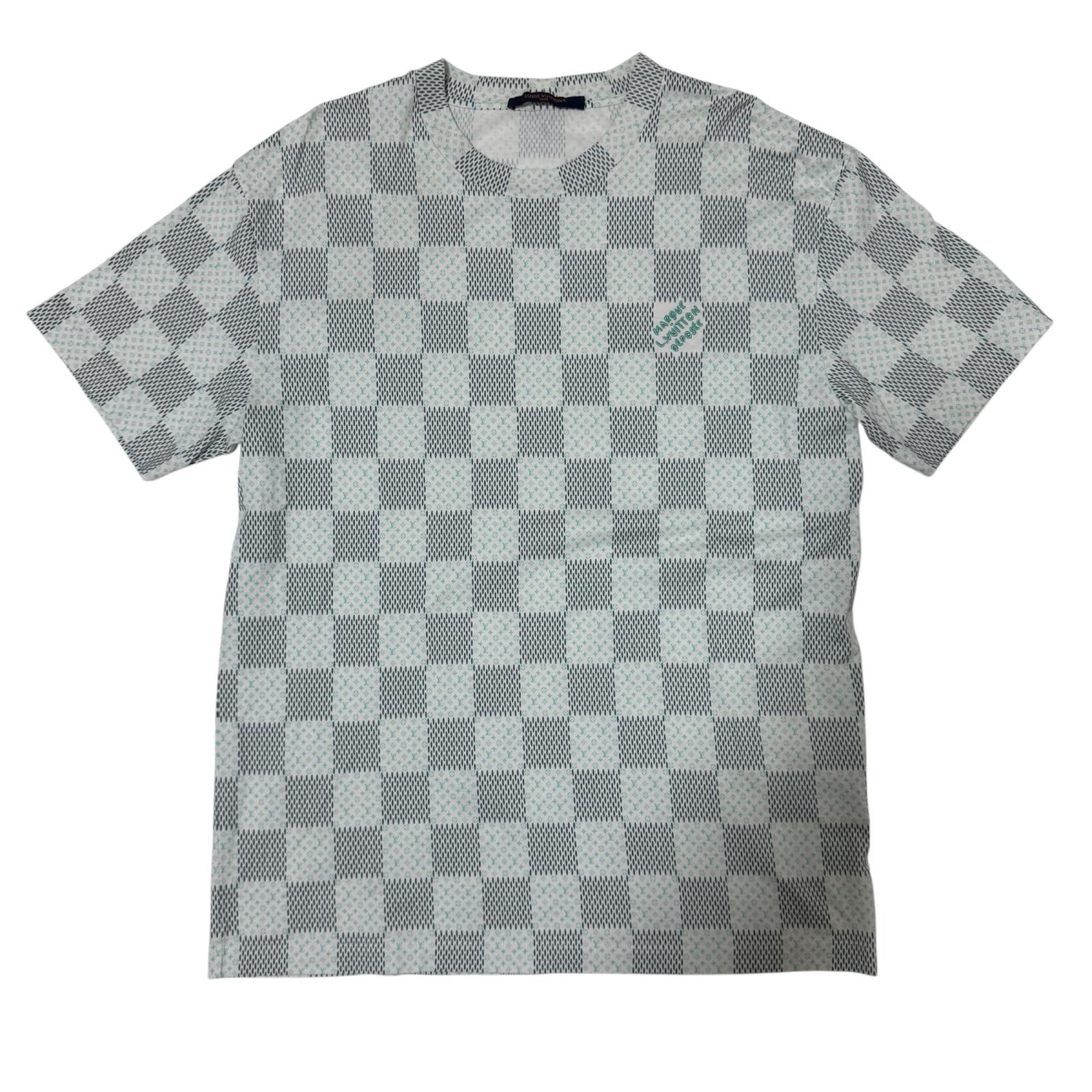 美品 ルイヴィトン LOUIS VUITTON ダミエ 半袖プルオーバー #L メンズ【中古】