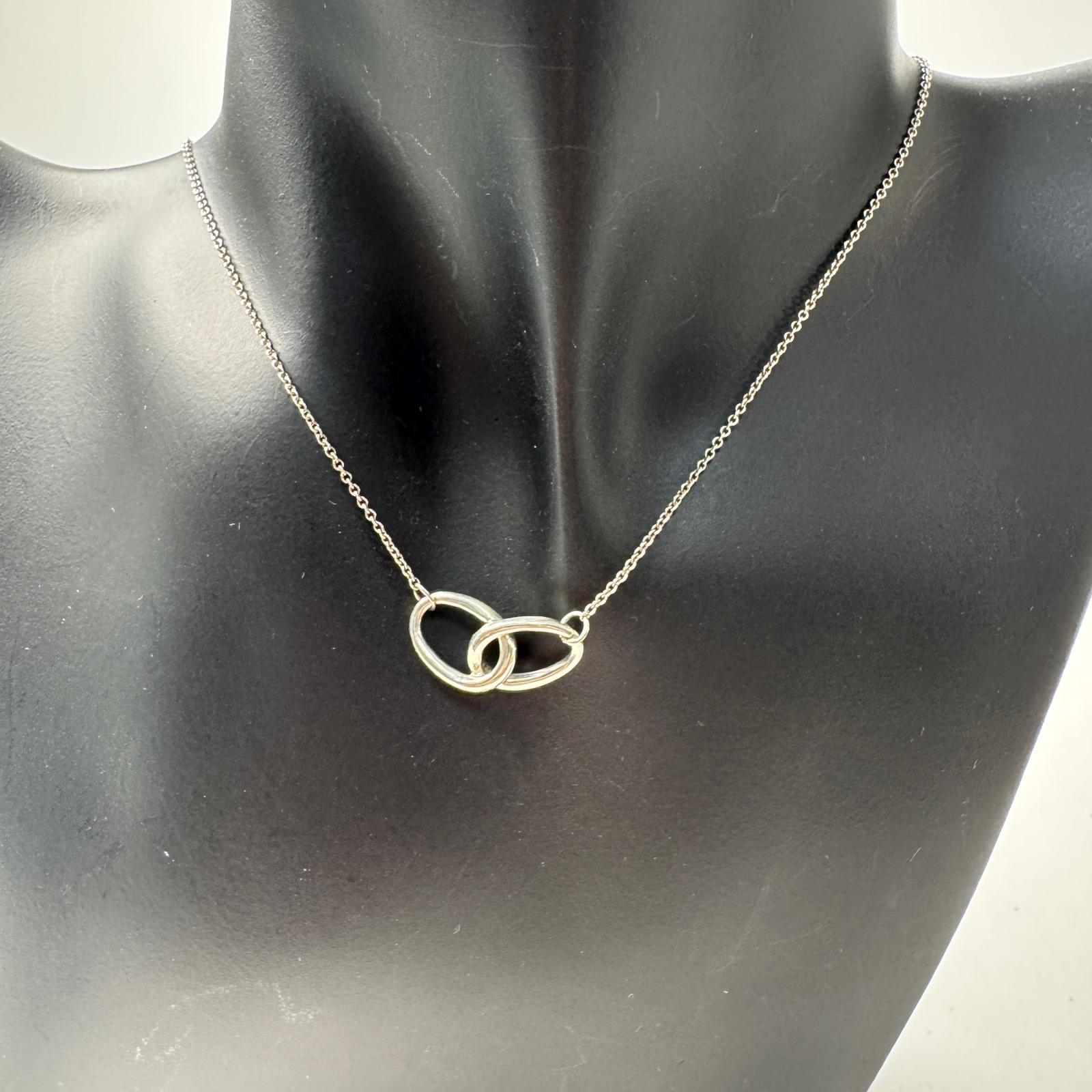 ティファニー TIFFANY ダブルループ ラージネックレス シルバー 925 レディース【中古】｜ブランドSHOPエシカル 15,048円