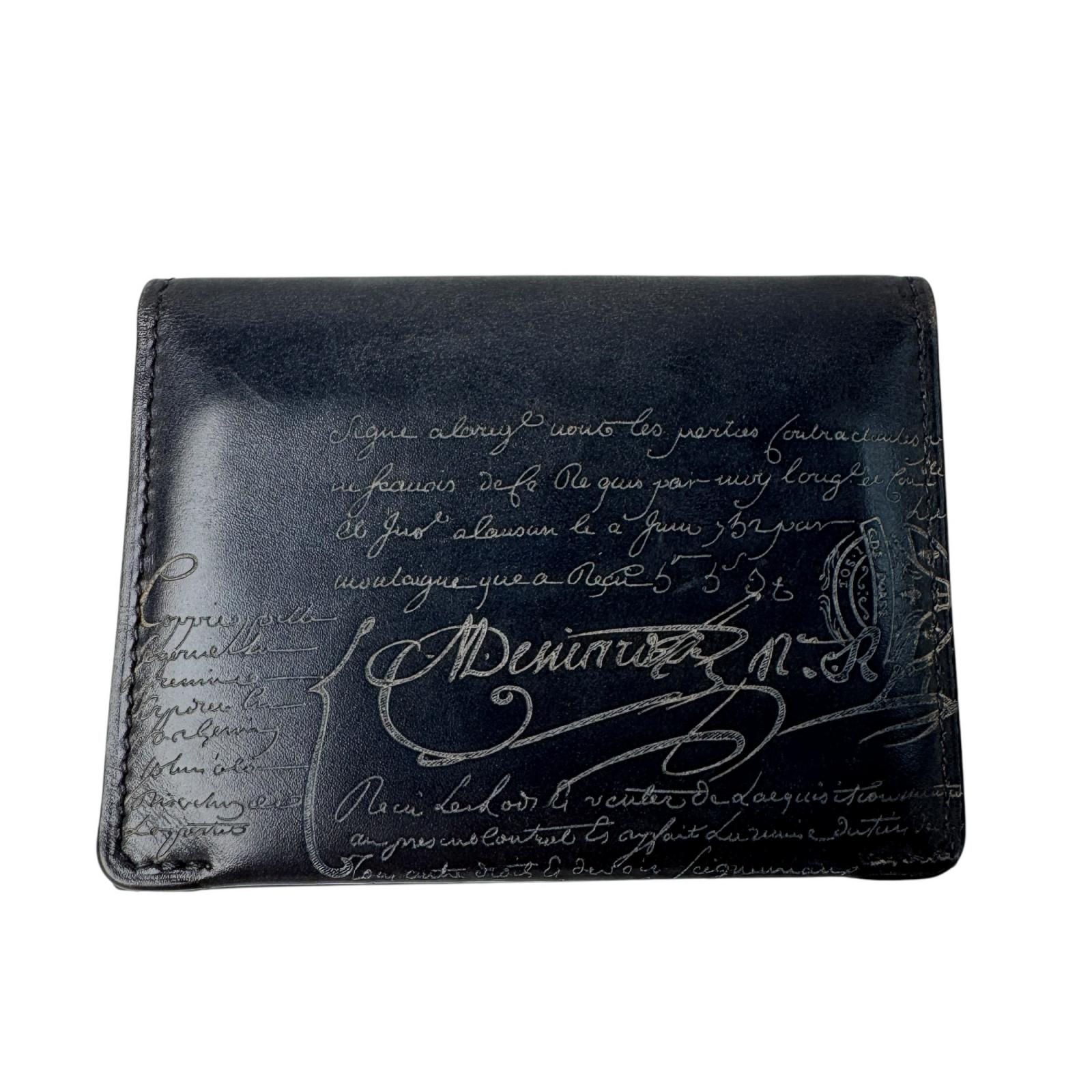ベルルッティ Berluti カリグラフィ 歌留多容れもの 名刺入れ メンズ【中古】