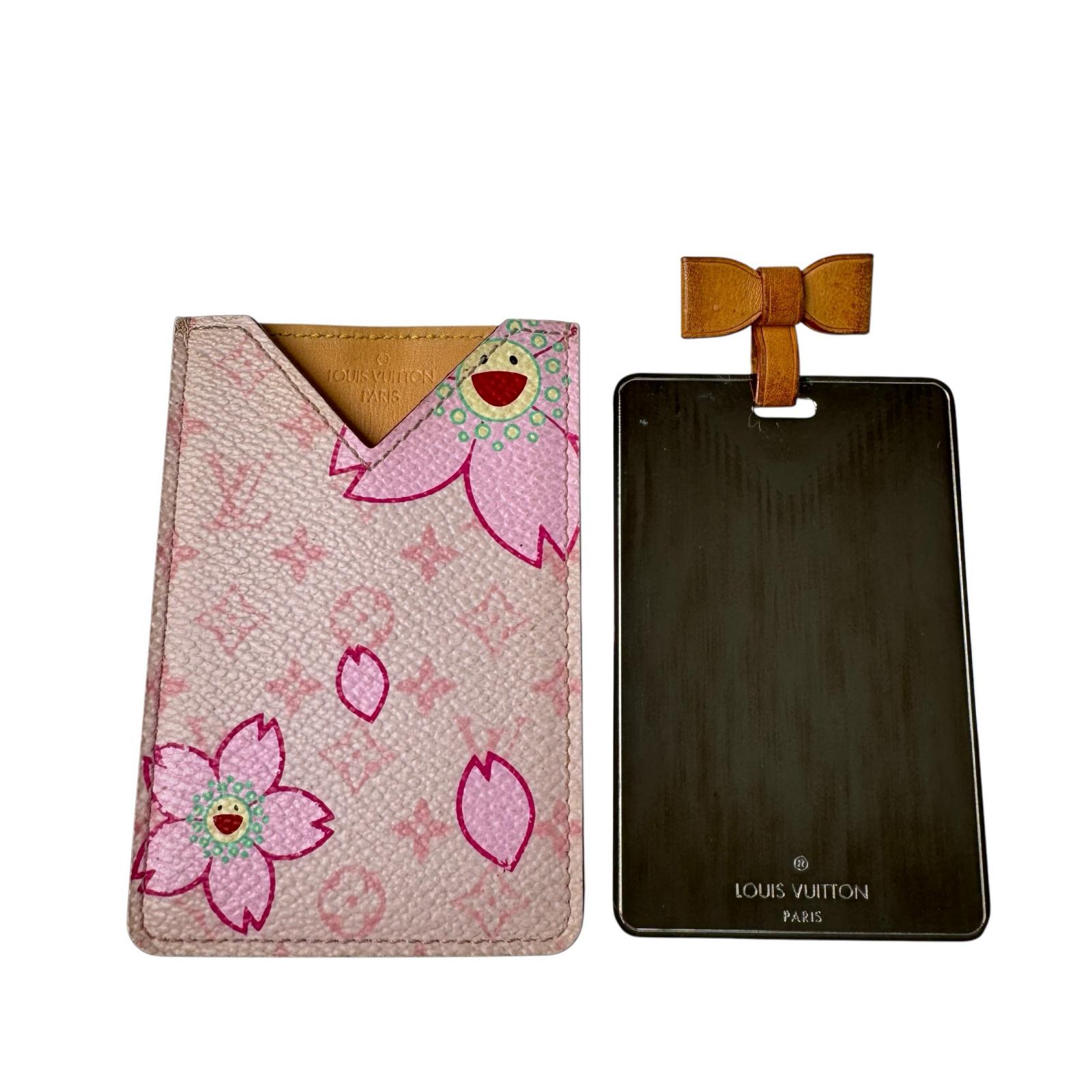 ルイヴィトン LOUIS VUITTON エテュイ ミロワールミラー モノグラムチェリーブロッサム 村上隆 MI0033 レディース【中古】
