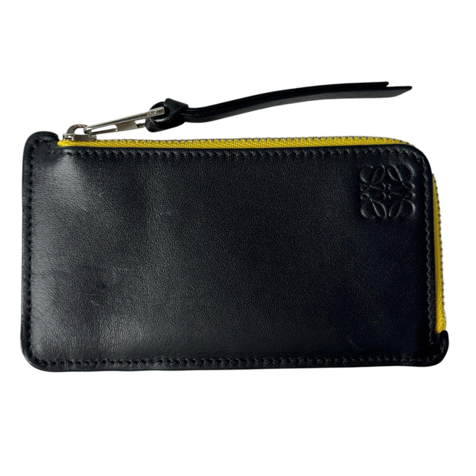 ロエベ LOEWE アナ瓦 マルチ色合い コインケース 歌留多御釣り入 札入れ レディース【中古】