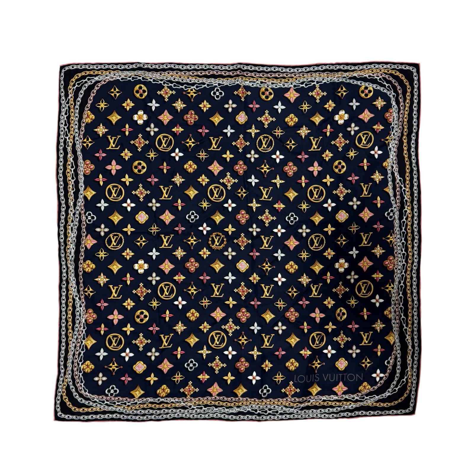 美品 ルイ ヴィトン LOUIS VUITTON 絹地えり巻き カレ ユア 御機嫌ネス M71469 レディース【中古】