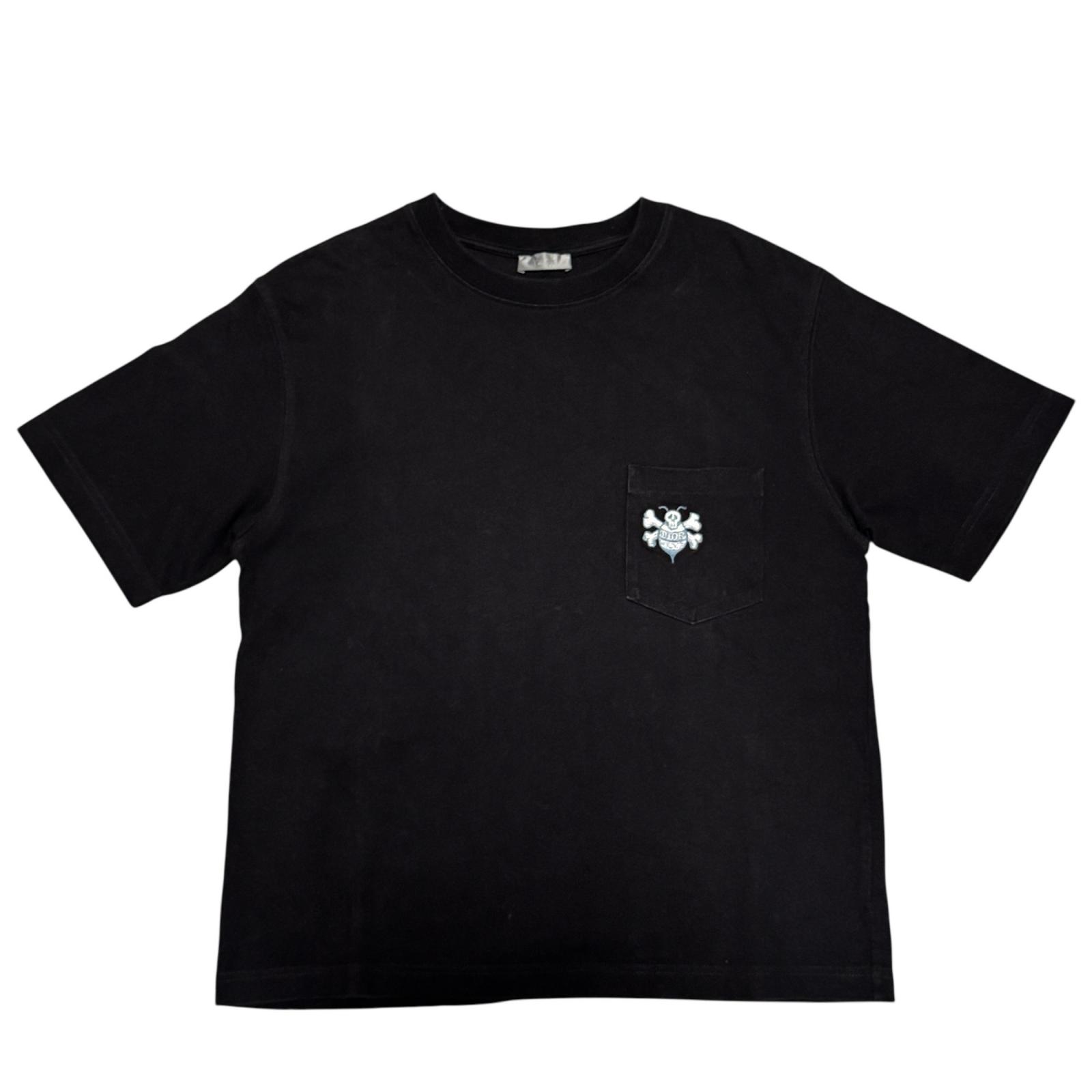 クリスチャンディオール Dior BEE刺しゅう Shawn Stussy 20AW 半袖プルオーバー033J644A0554 メンズ【中古】