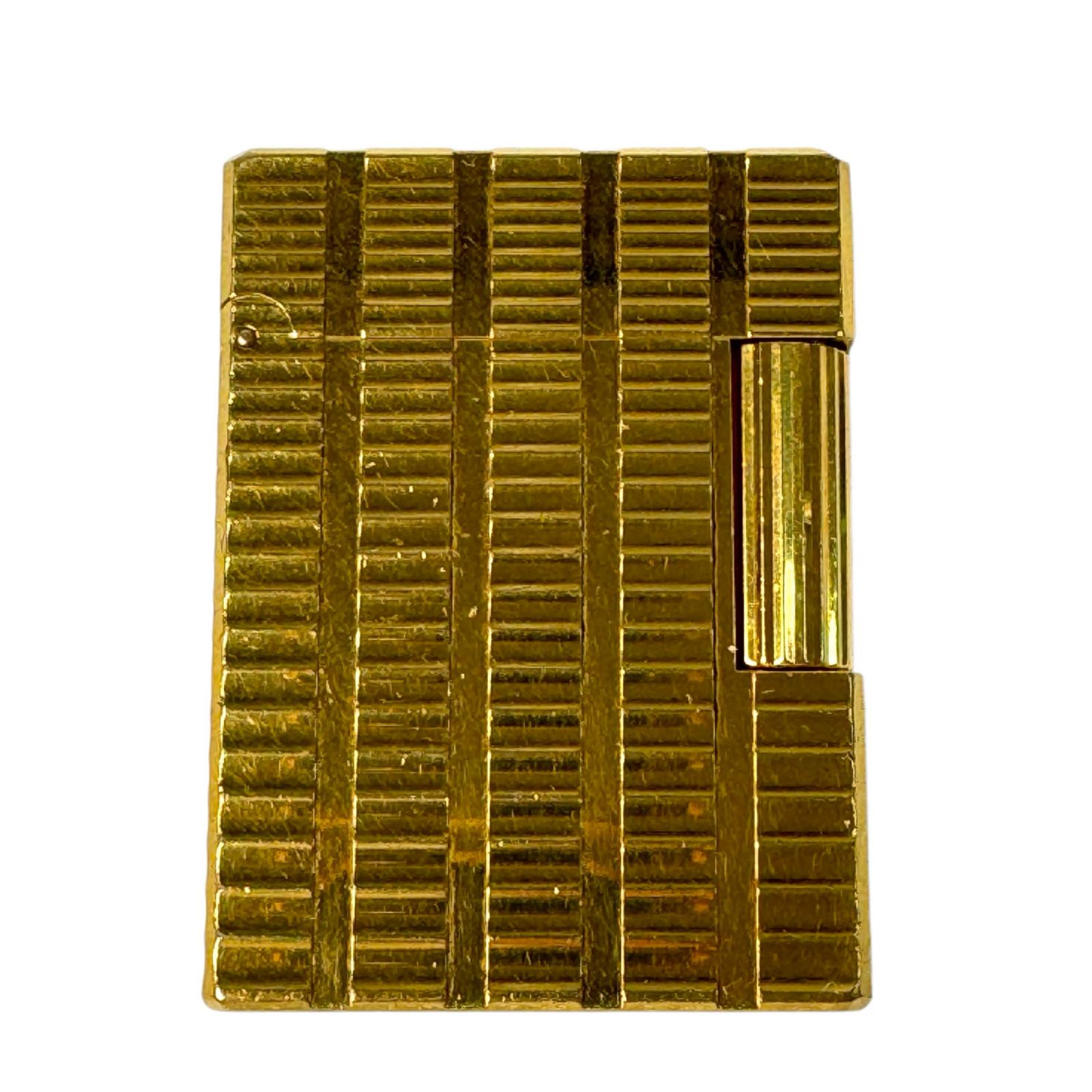 S.T.Dupont デュポン ライン1S ガスライター ゴールドラベル【中古】｜ブランドSHOPエシカル