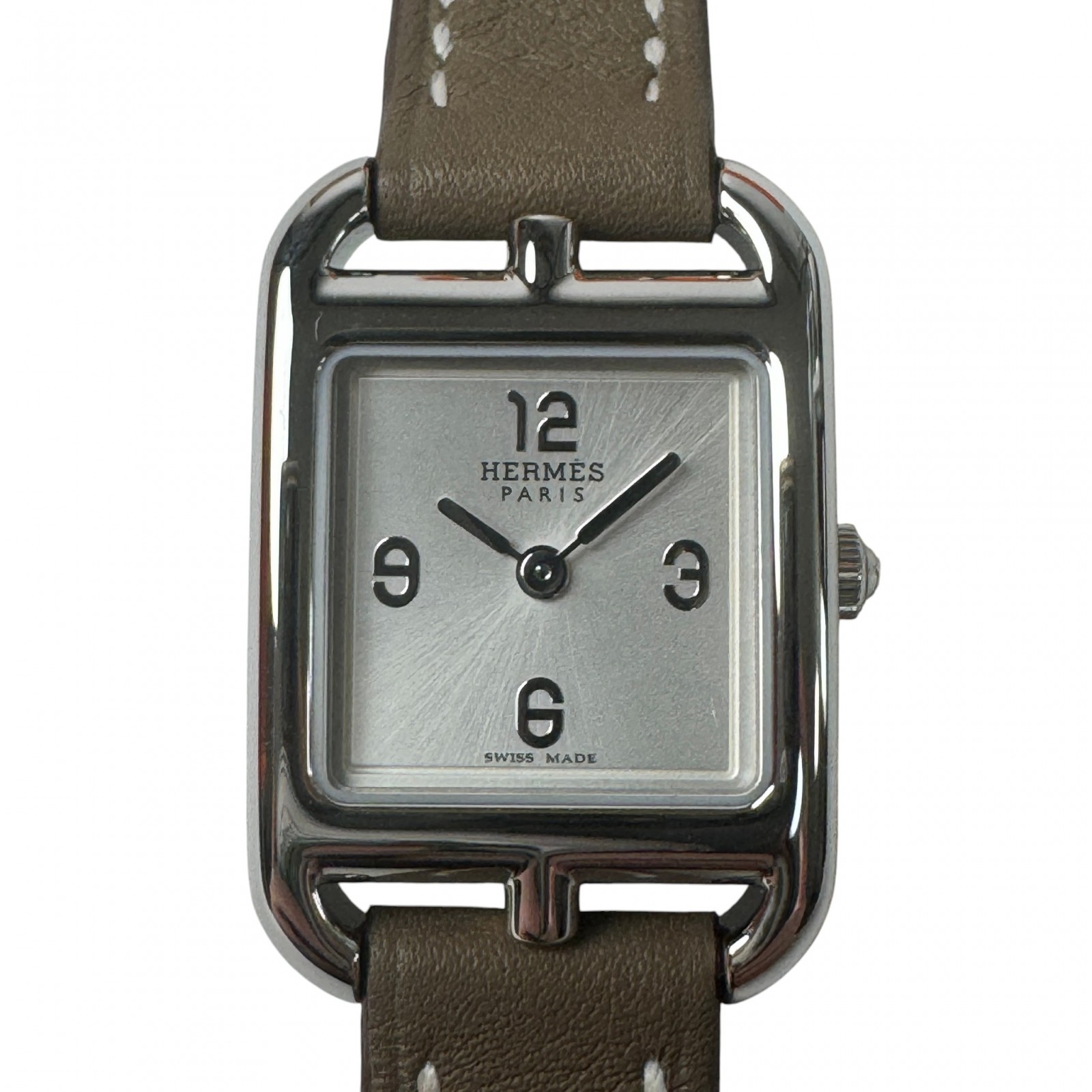エルメス HERMES CC6.110 ケープコッド ミニ ウオッチ 石英 Z目じるし モビール品 レディース【中古】