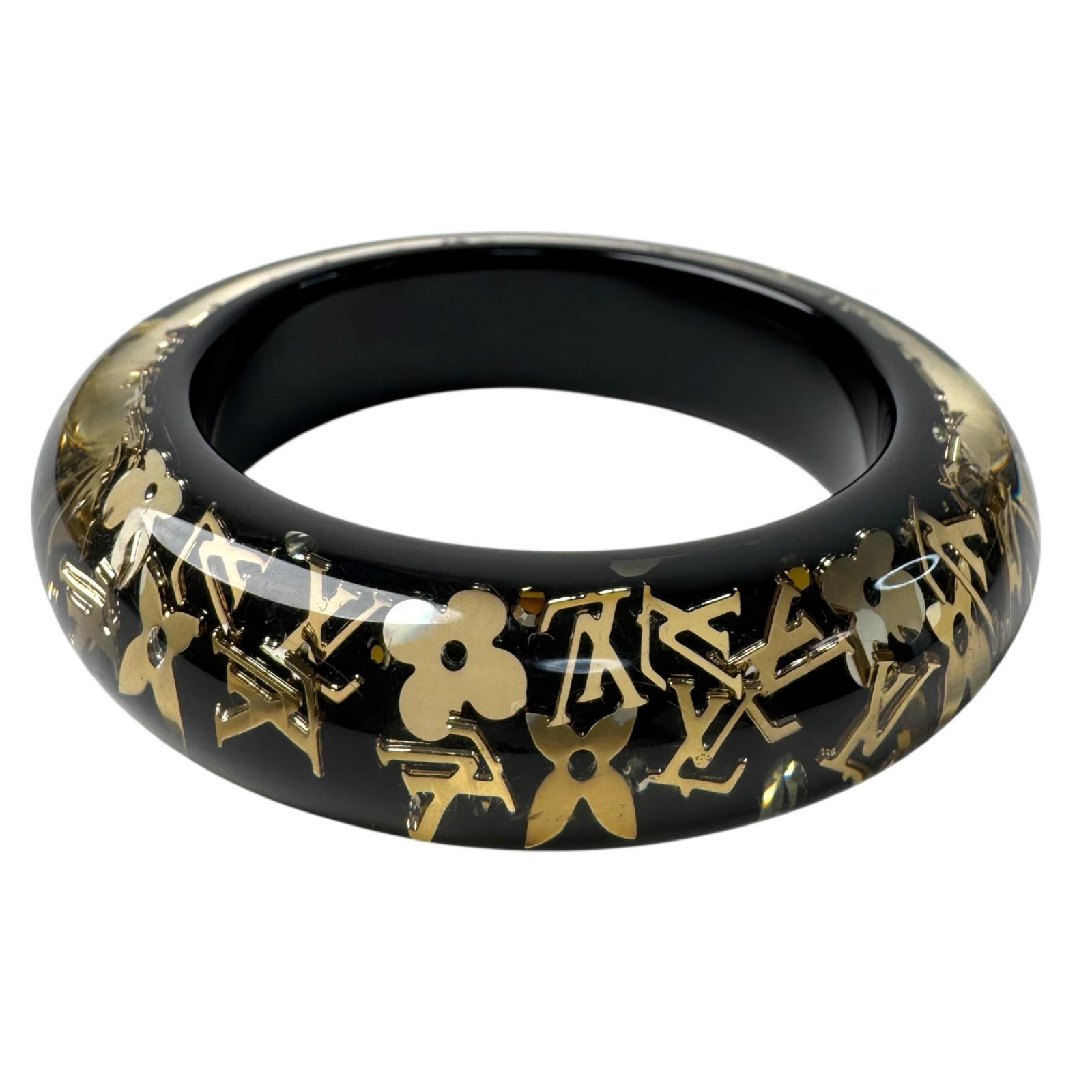 ルイヴィトン LOUIS VUITTON ブラスレ アンクルージョン GM バングル ブレスレット ノワール M66254 レディース【中古】｜ブランドSHOPエシカル