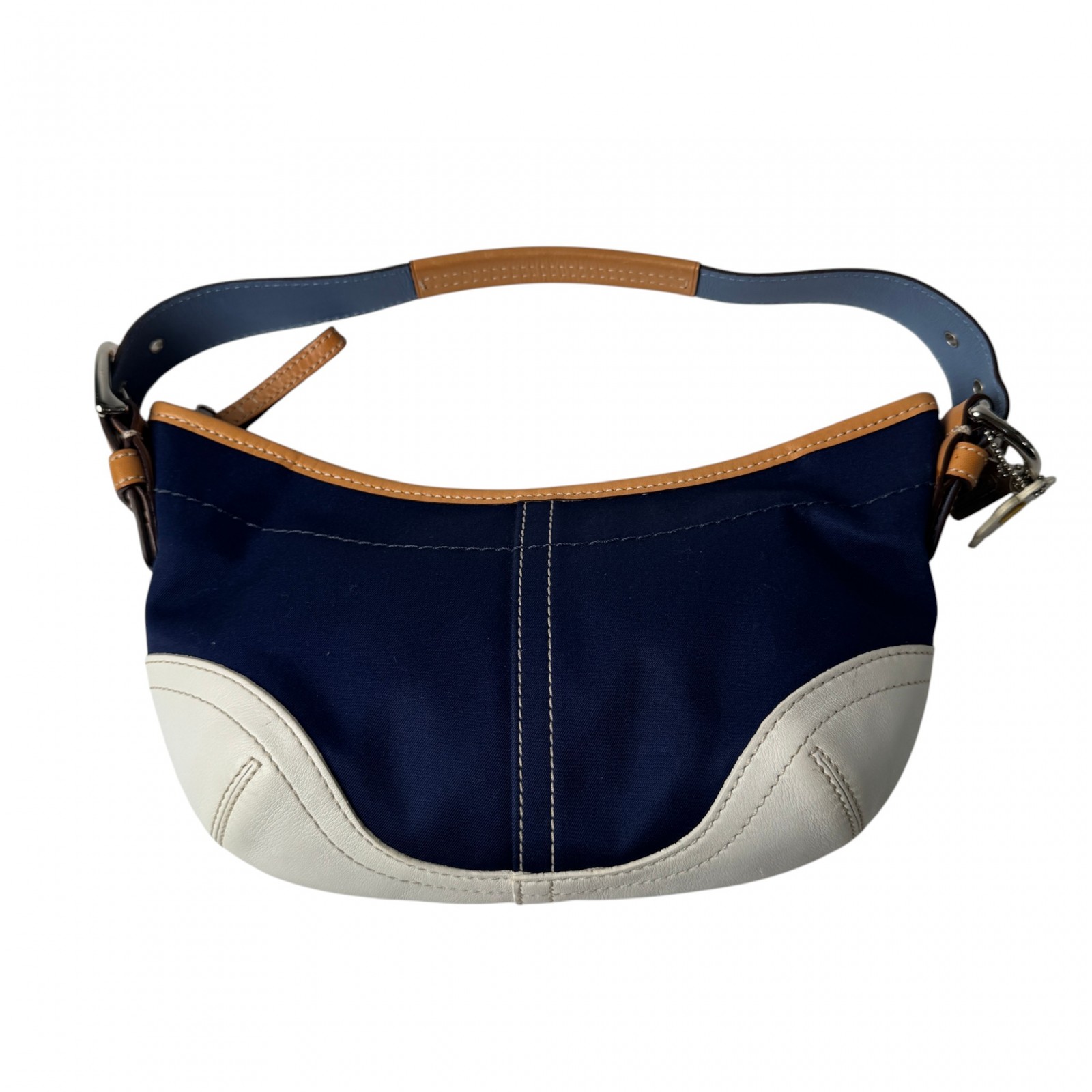美品 コーチ COACH ソーホー ハンドバッグ ハーフムーン デニム 4431 レディース【中古】｜ブランドSHOPエシカル