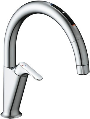 LIXIL INAX JF-NAA466SY(JW) キッチン用タッチレス水栓 ナビッシュ(浄水器ビルトイン型) A6タイプ