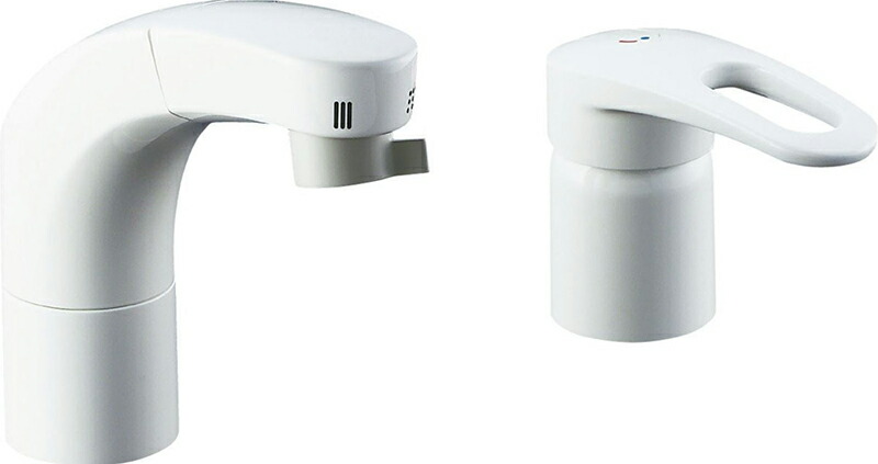 LIXIL RLF-682YN ホース収納式シングルレバー 洗髪シャワー混合水栓 楽天市場】INAX ホース収納式シングルレバー洗髪シャワー混合水栓 寒冷