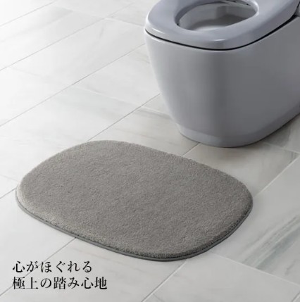 ACF-E31 【サティス用付属物】LIXIL・INAX 室内用便器引っ敷き ノーブルレーベル相応う 約50×65珊 抗菌防臭 すべり止め 日本製
